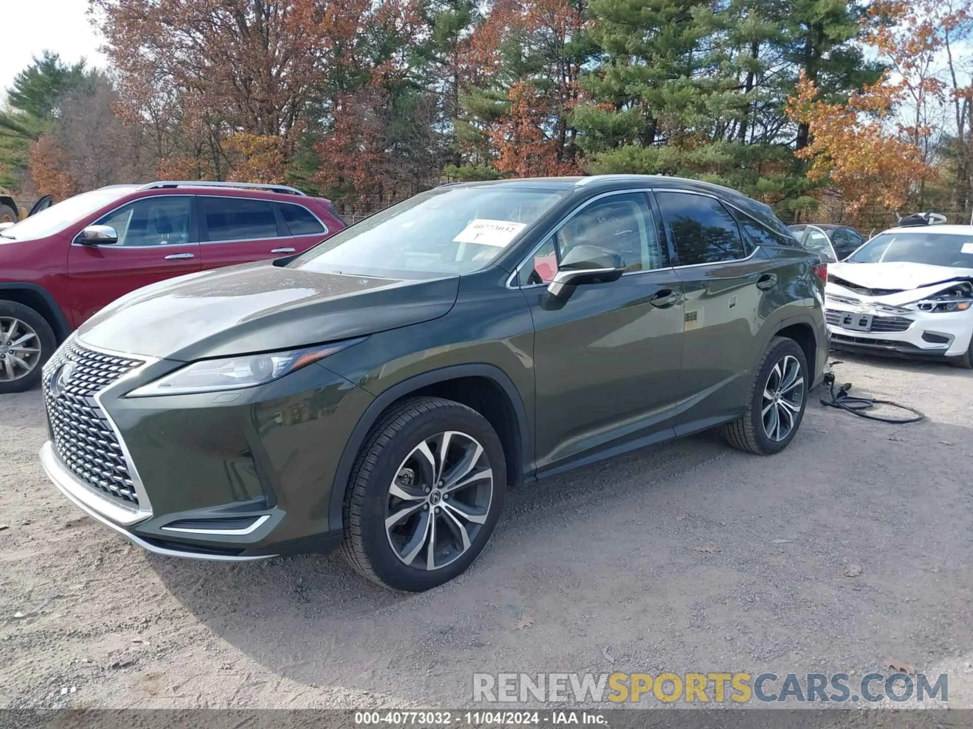 2 Photograph of a damaged car 2T2HZMDA7MC307840 LEXUS RX 350 2021
