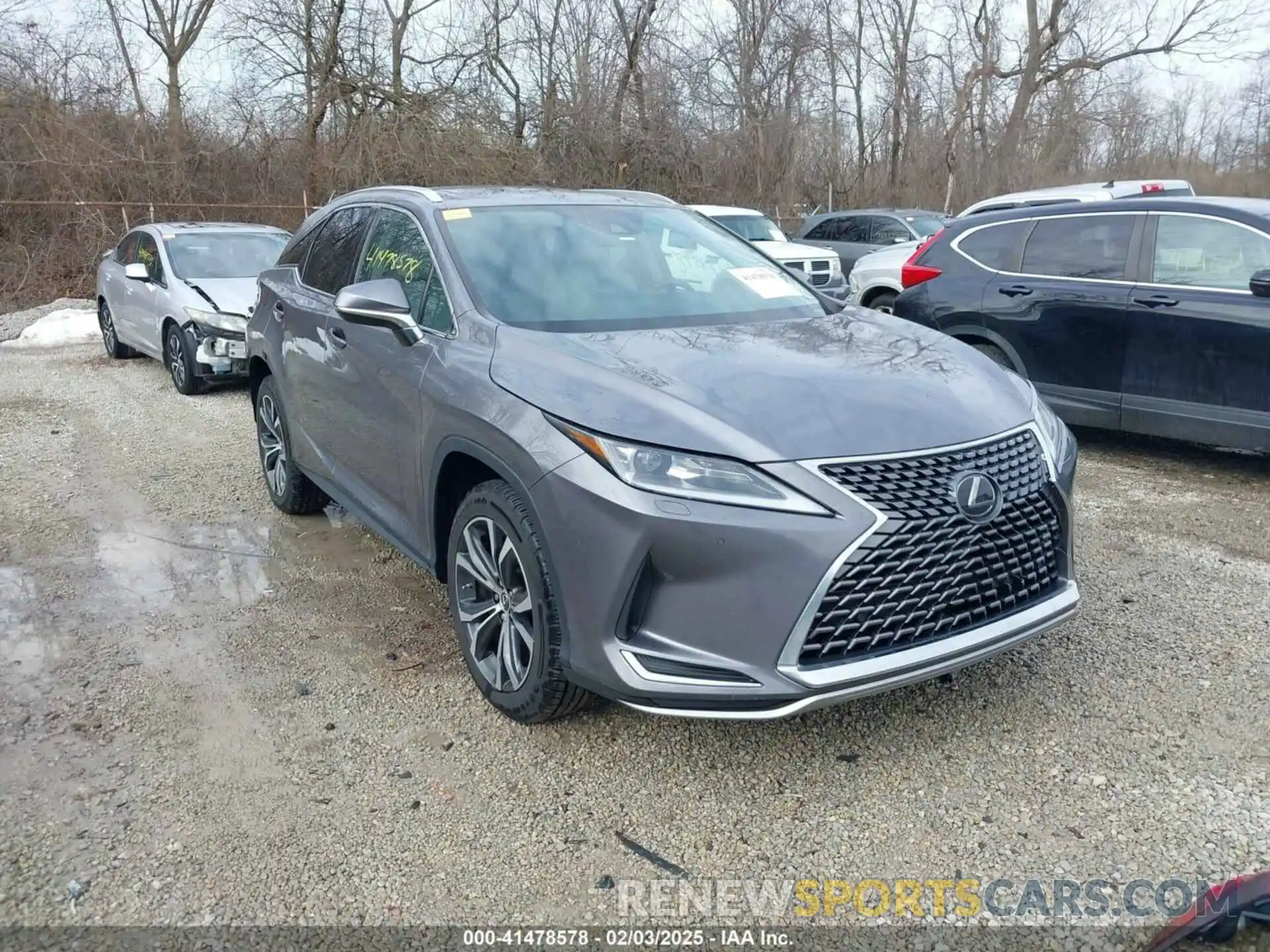 1 Photograph of a damaged car 2T2HZMDA8MC305174 LEXUS RX 350 2021