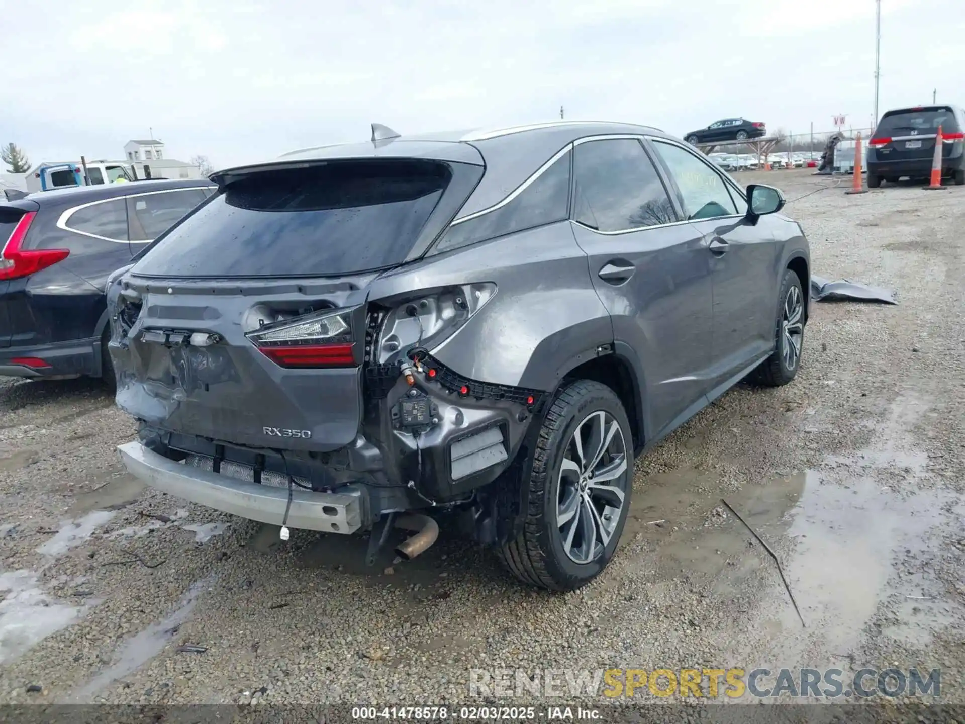 4 Photograph of a damaged car 2T2HZMDA8MC305174 LEXUS RX 350 2021