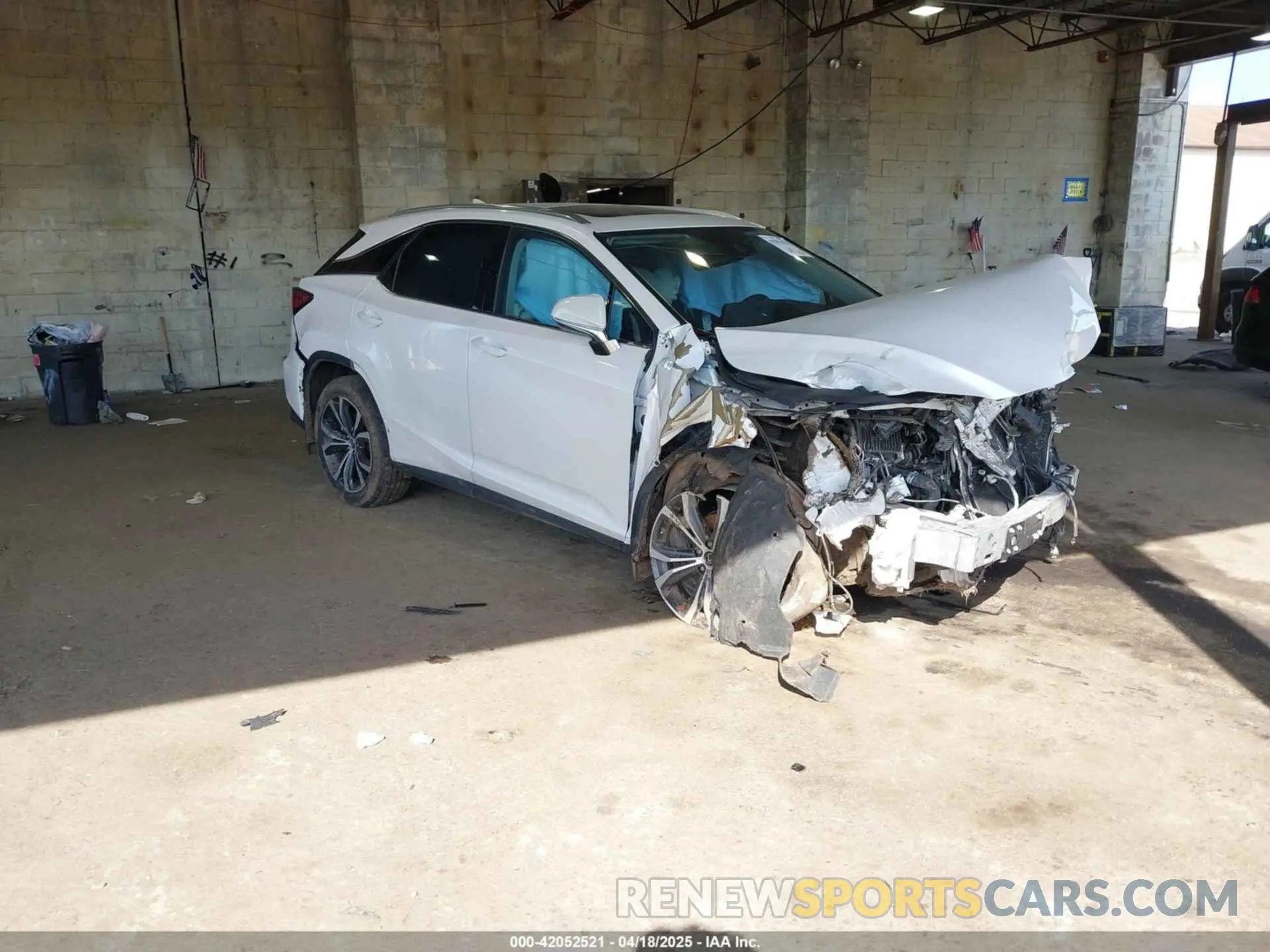 1 Photograph of a damaged car 2T2HZMDA9MC305457 LEXUS RX 350 2021