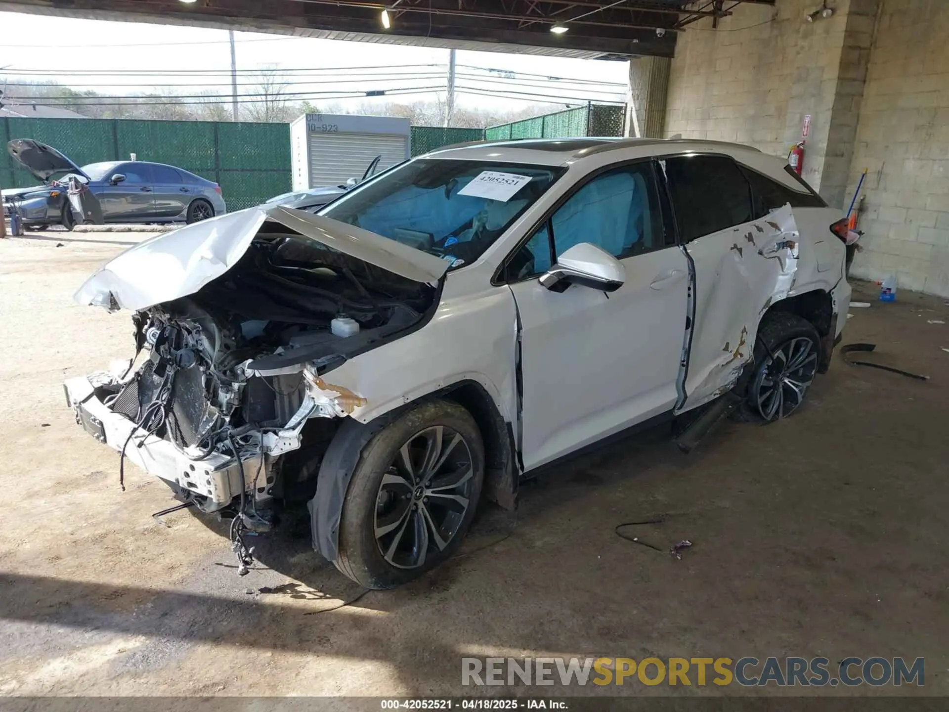 2 Photograph of a damaged car 2T2HZMDA9MC305457 LEXUS RX 350 2021