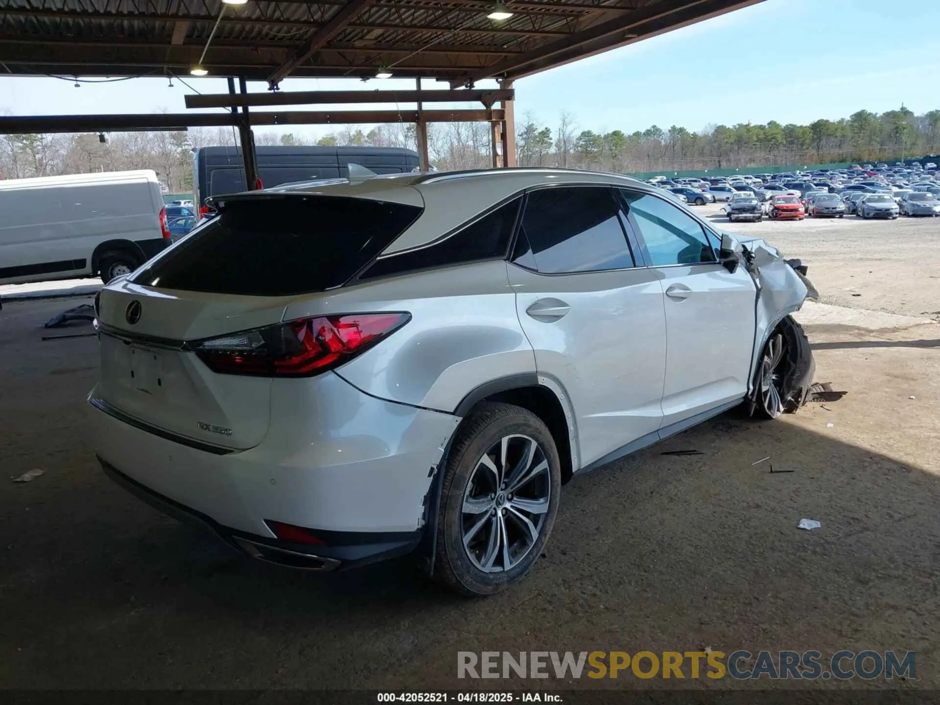 4 Photograph of a damaged car 2T2HZMDA9MC305457 LEXUS RX 350 2021