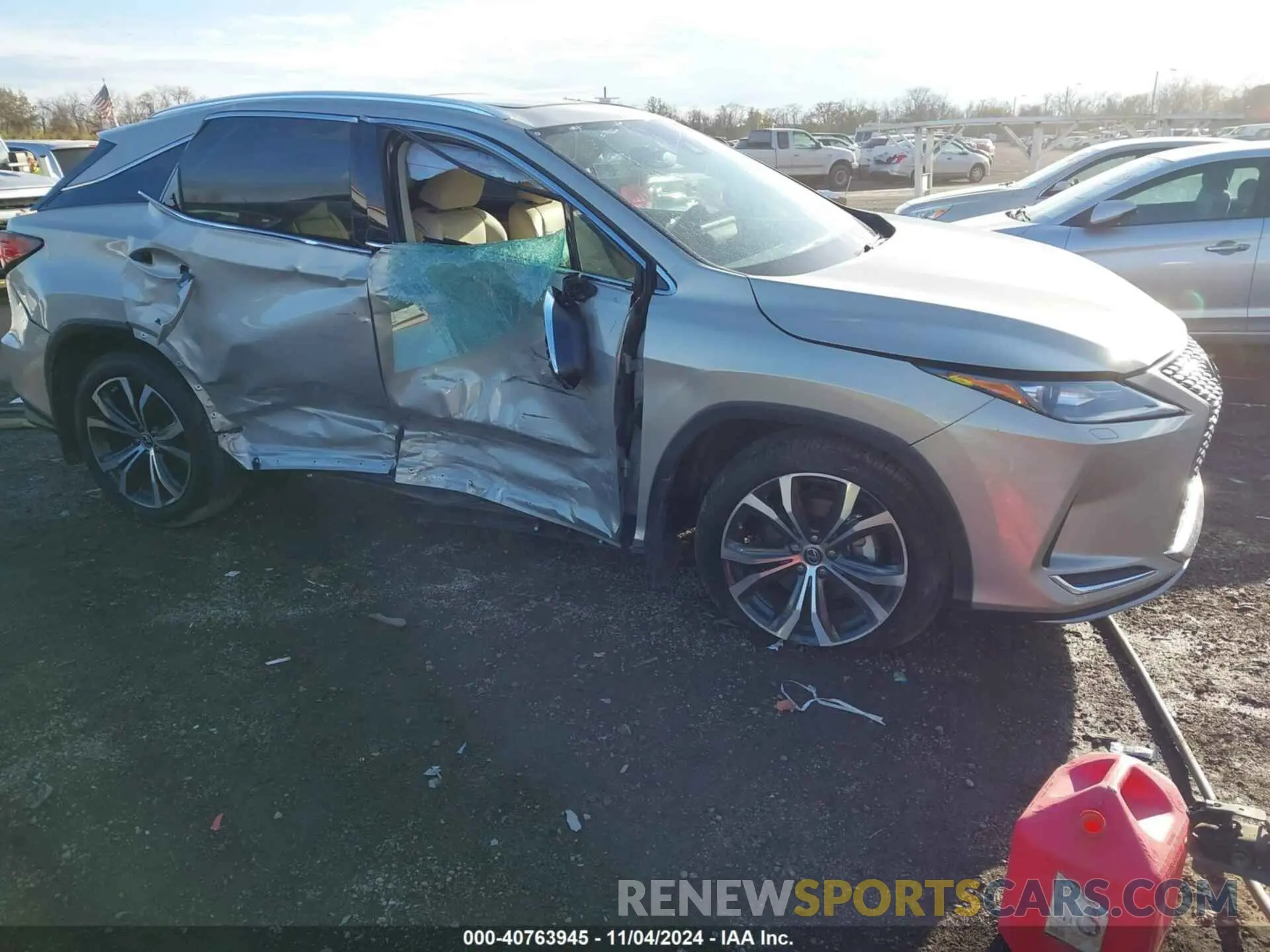 1 Photograph of a damaged car 2T2HZMDAXMC281069 LEXUS RX 350 2021