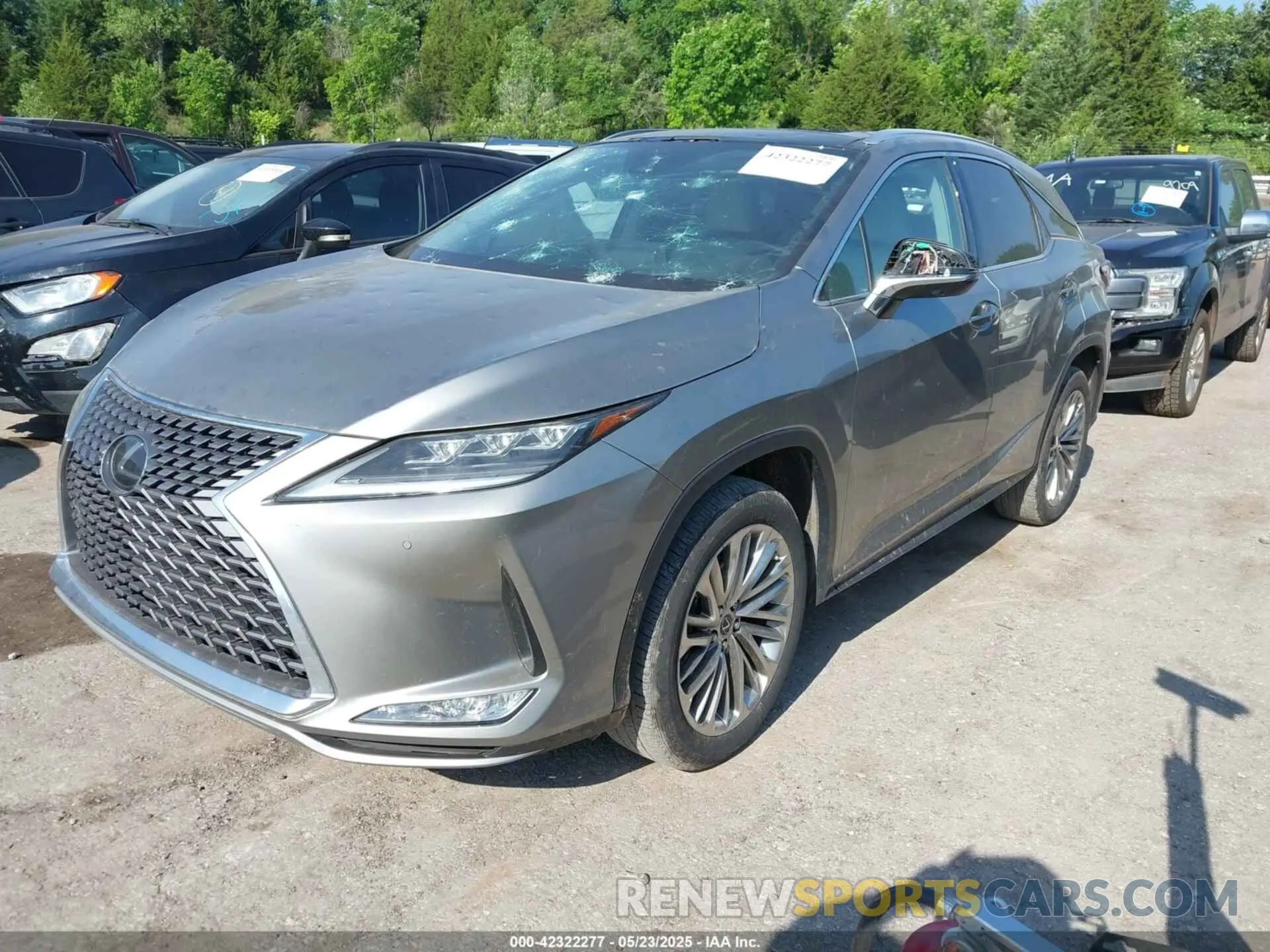 2 Photograph of a damaged car 2T2JZMDA7MC276199 LEXUS RX 350 2021