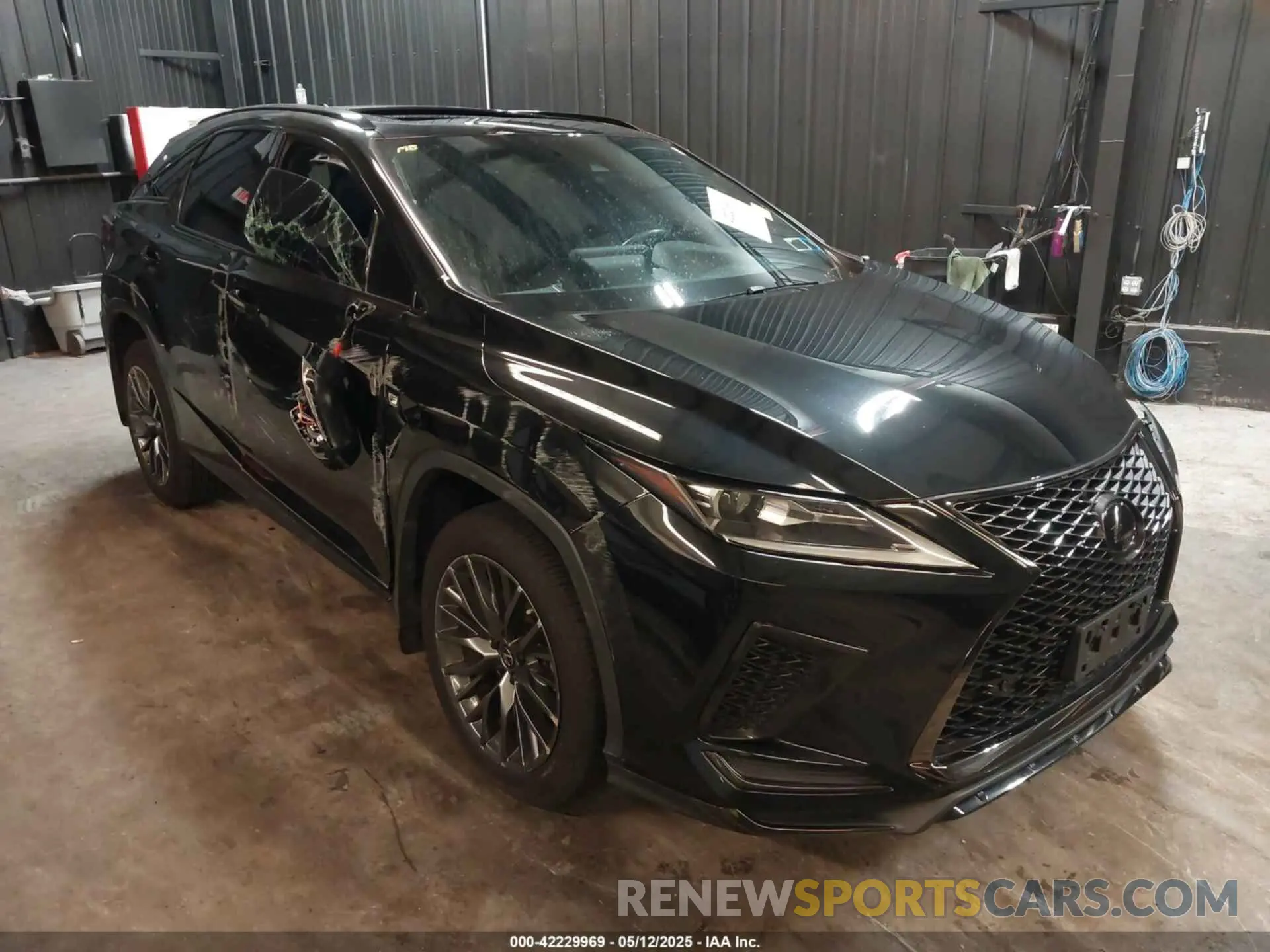 1 Photograph of a damaged car 2T2SZMDAXMC298248 LEXUS RX 350 2021