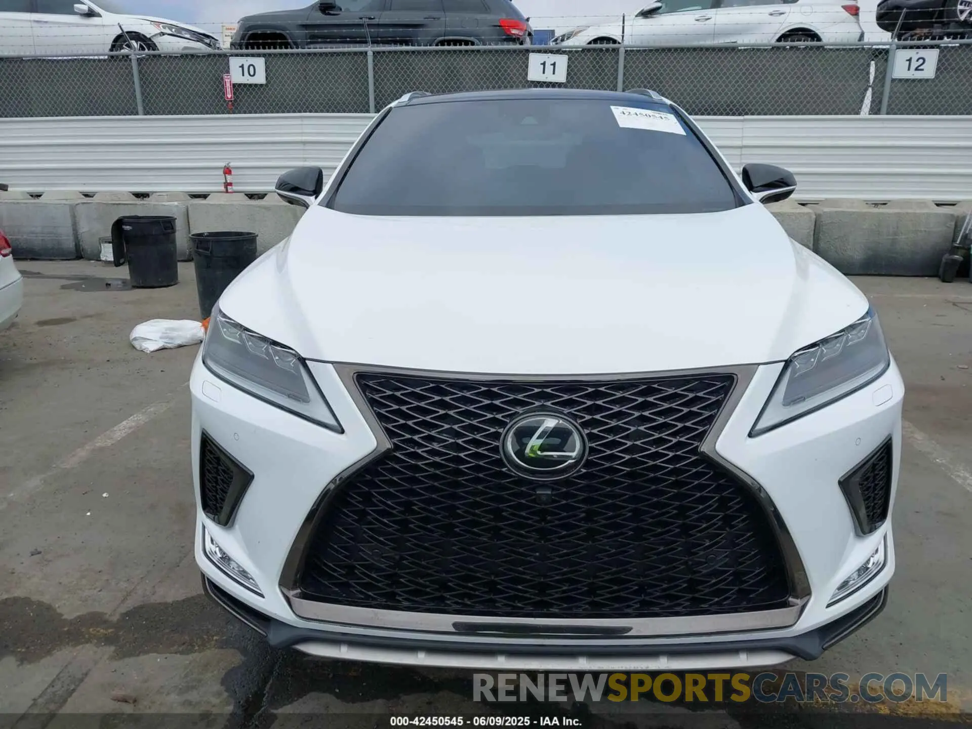 12 Photograph of a damaged car 2T2YZMDA2MC298318 LEXUS RX 350 2021
