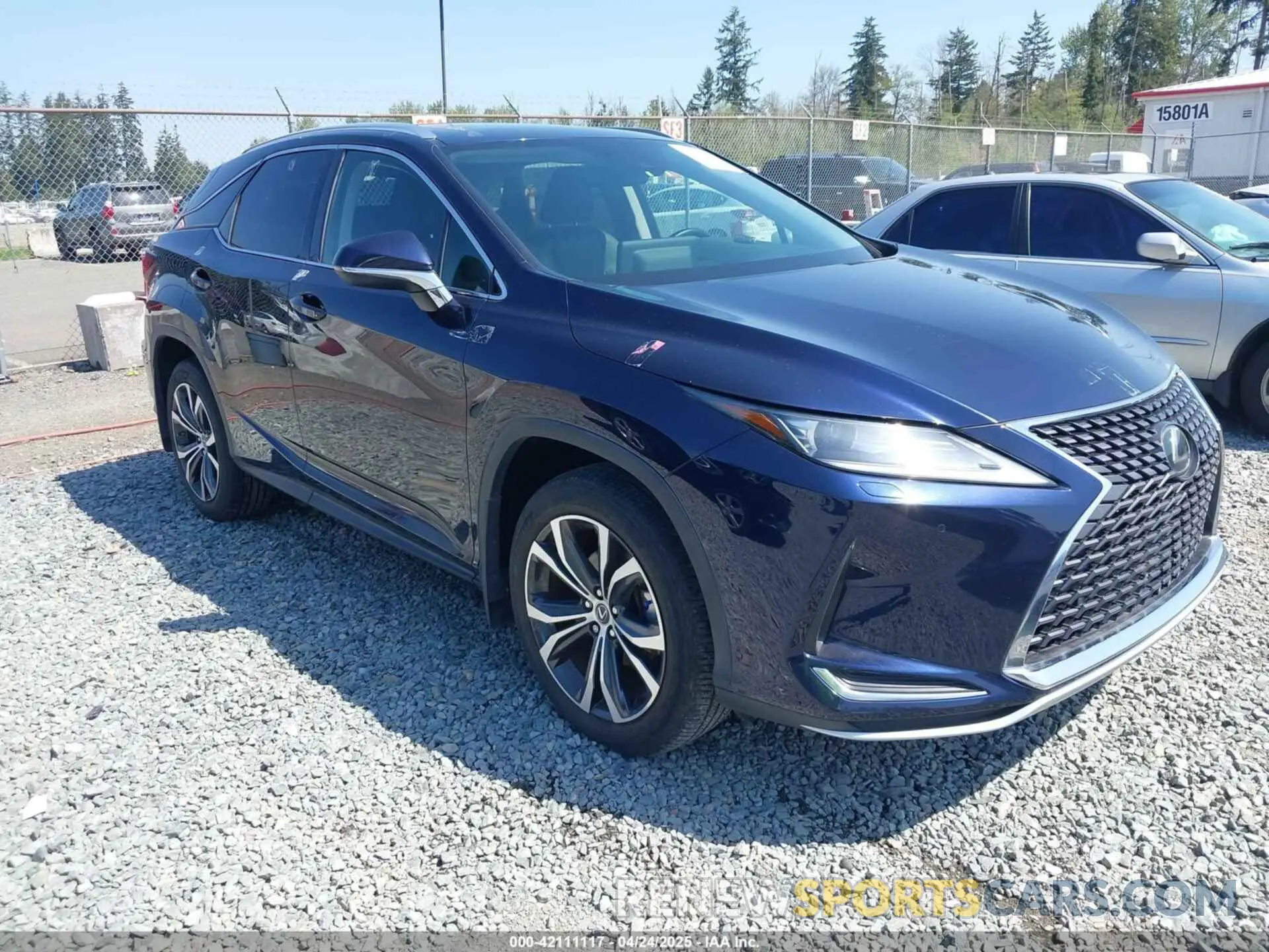 1 Photograph of a damaged car JTJHZMDA6M2053263 LEXUS RX 350 2021