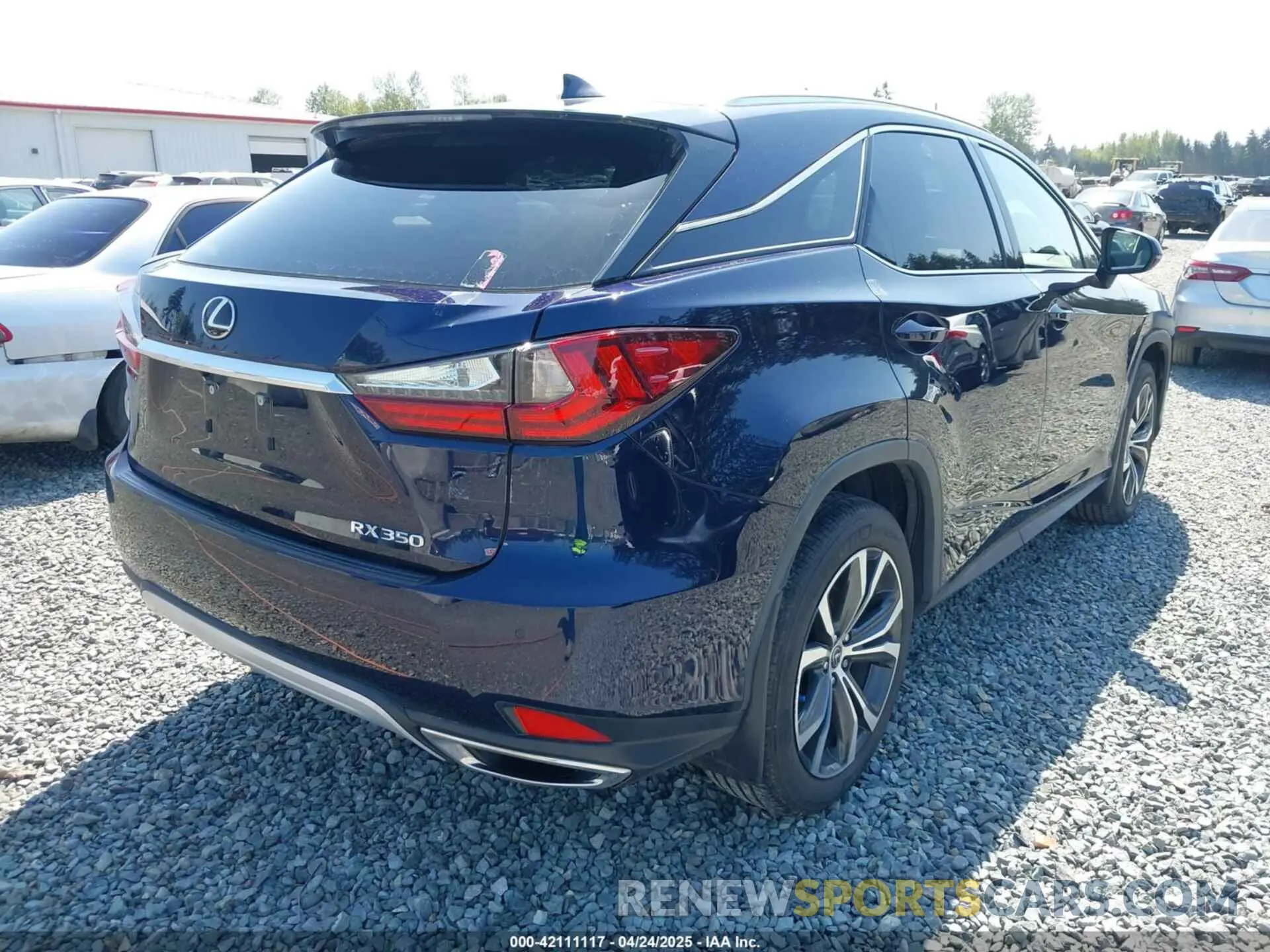 4 Photograph of a damaged car JTJHZMDA6M2053263 LEXUS RX 350 2021