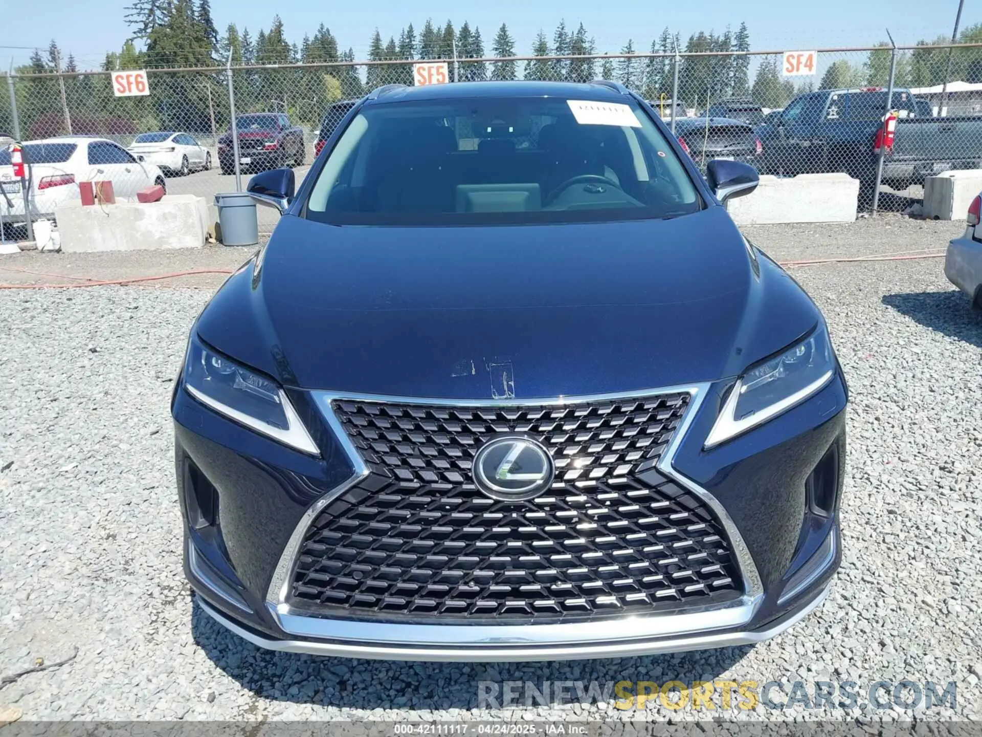 6 Photograph of a damaged car JTJHZMDA6M2053263 LEXUS RX 350 2021