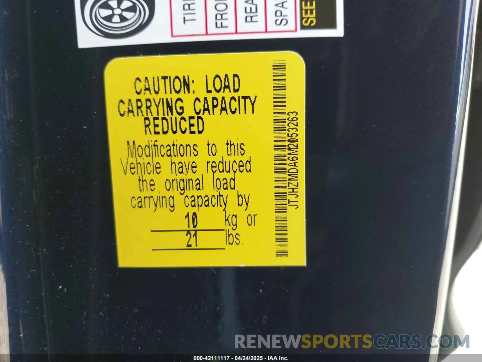 9 Photograph of a damaged car JTJHZMDA6M2053263 LEXUS RX 350 2021
