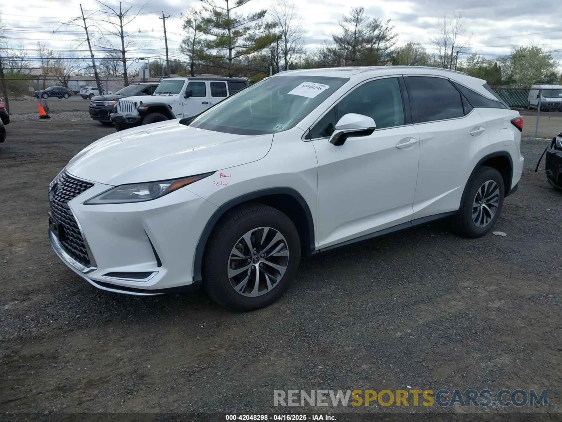 2 Photograph of a damaged car JTJHZMDA7M2051246 LEXUS RX 350 2021