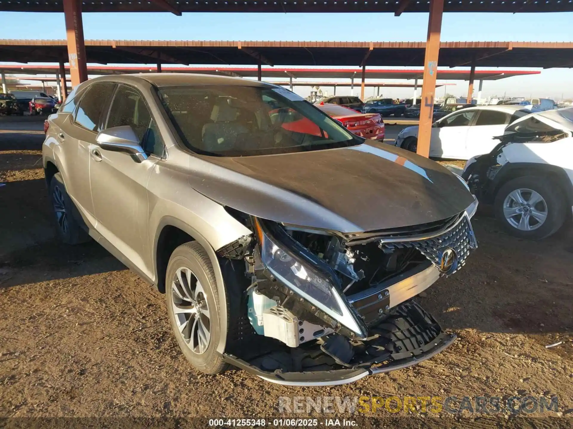 1 Photograph of a damaged car 2T2AZMAA7NC252572 LEXUS RX 350 2022