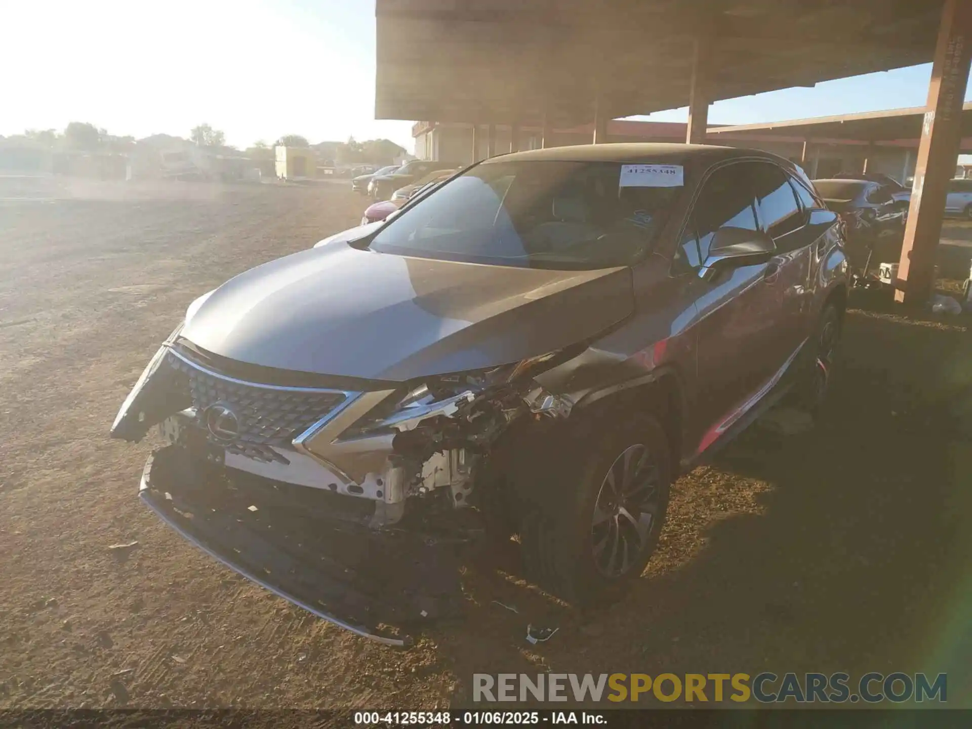 2 Photograph of a damaged car 2T2AZMAA7NC252572 LEXUS RX 350 2022