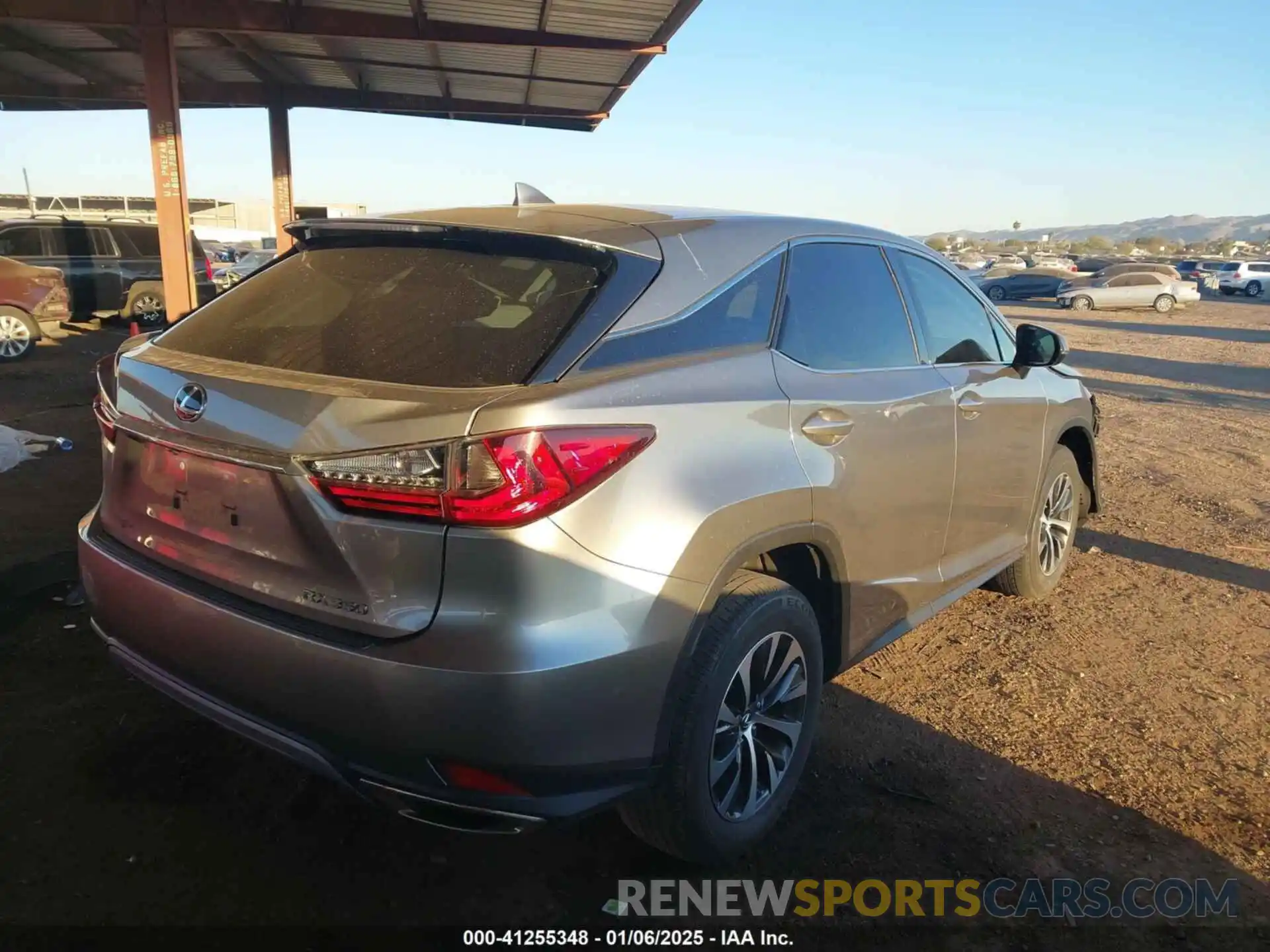 4 Photograph of a damaged car 2T2AZMAA7NC252572 LEXUS RX 350 2022