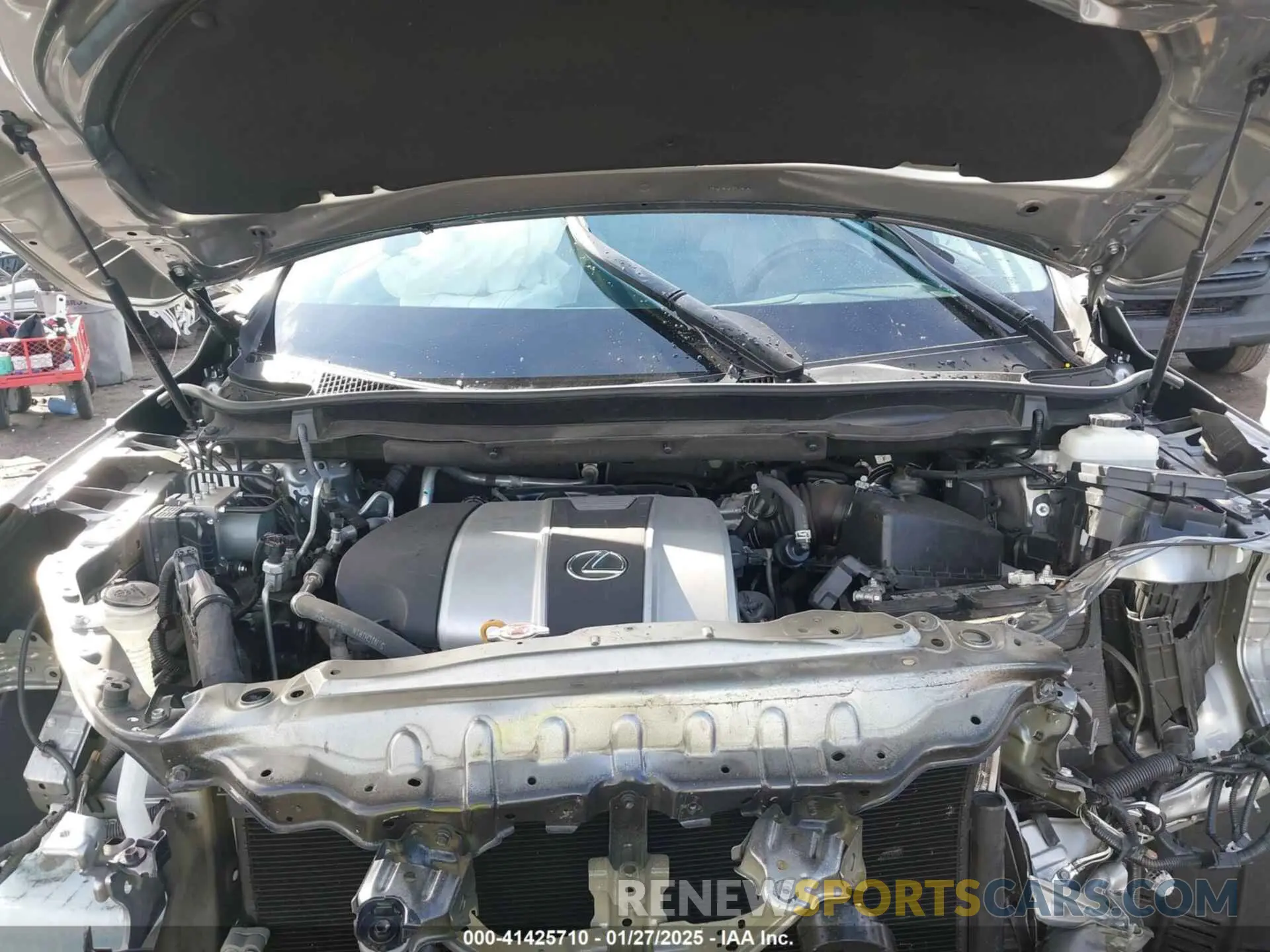 10 Photograph of a damaged car 2T2AZMAAXNC228573 LEXUS RX 350 2022