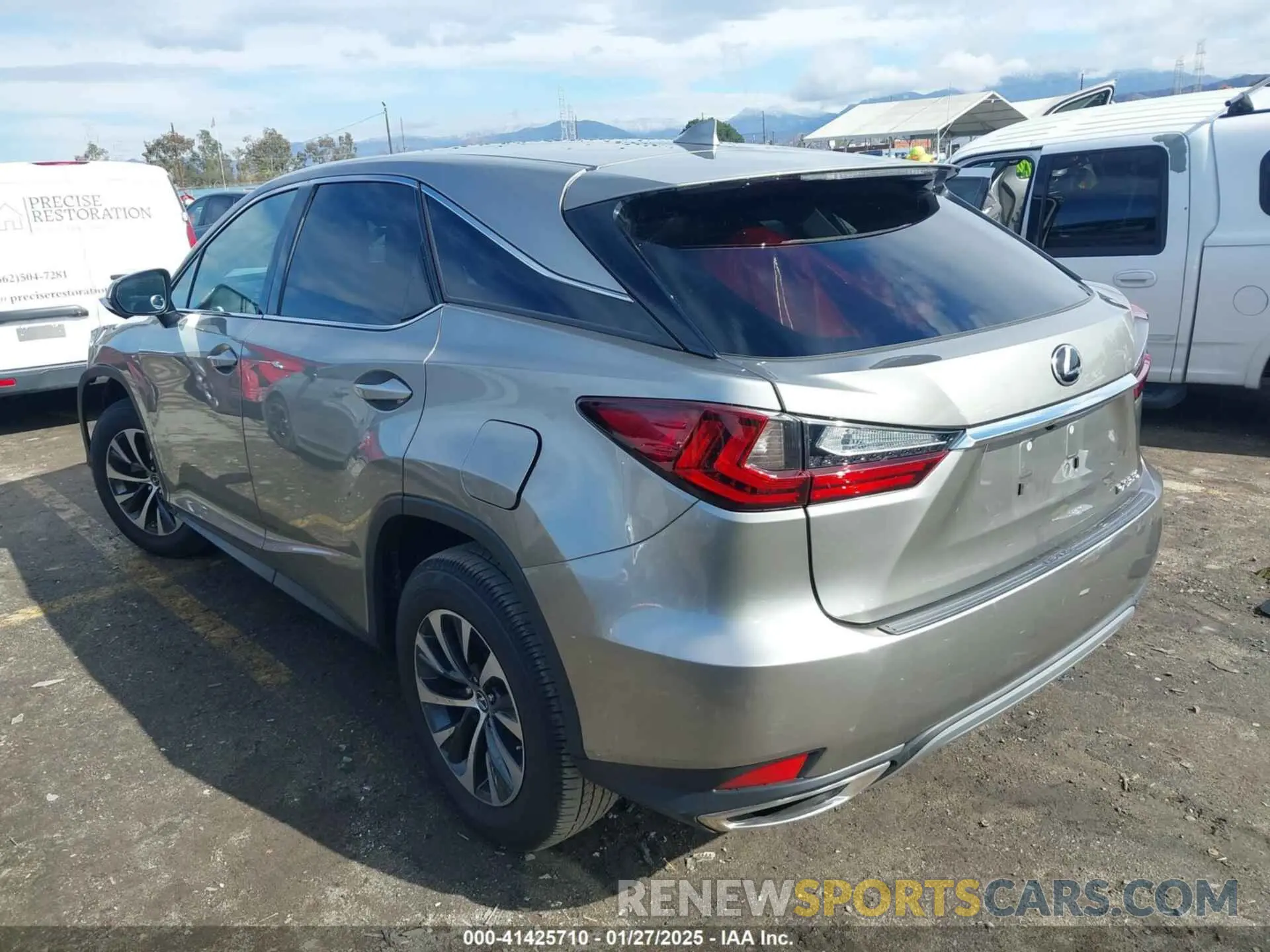 3 Photograph of a damaged car 2T2AZMAAXNC228573 LEXUS RX 350 2022