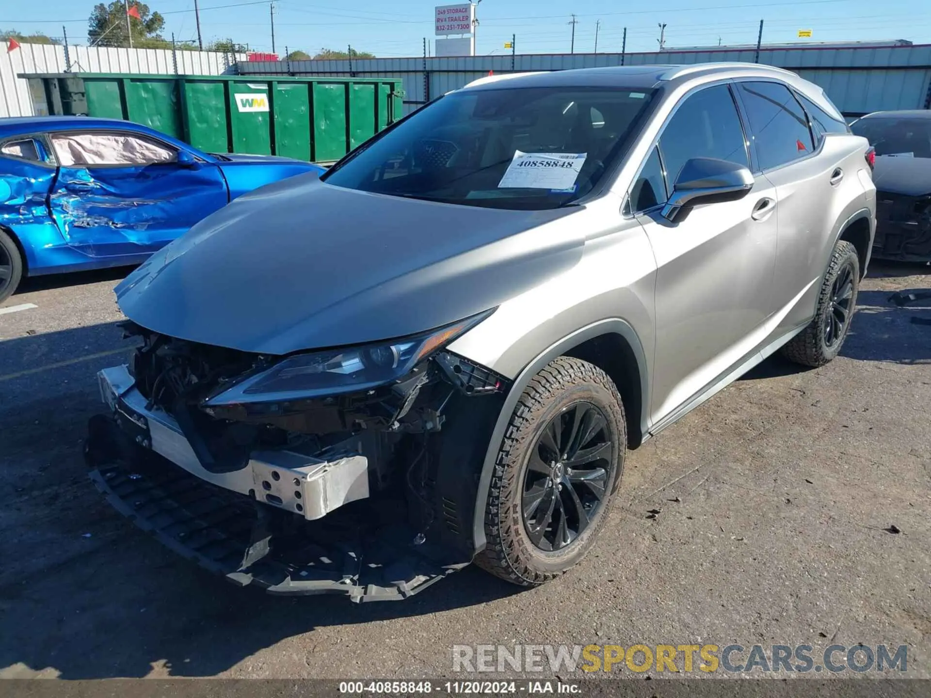 2 Photograph of a damaged car 2T2HZMAA0NC253318 LEXUS RX 350 2022