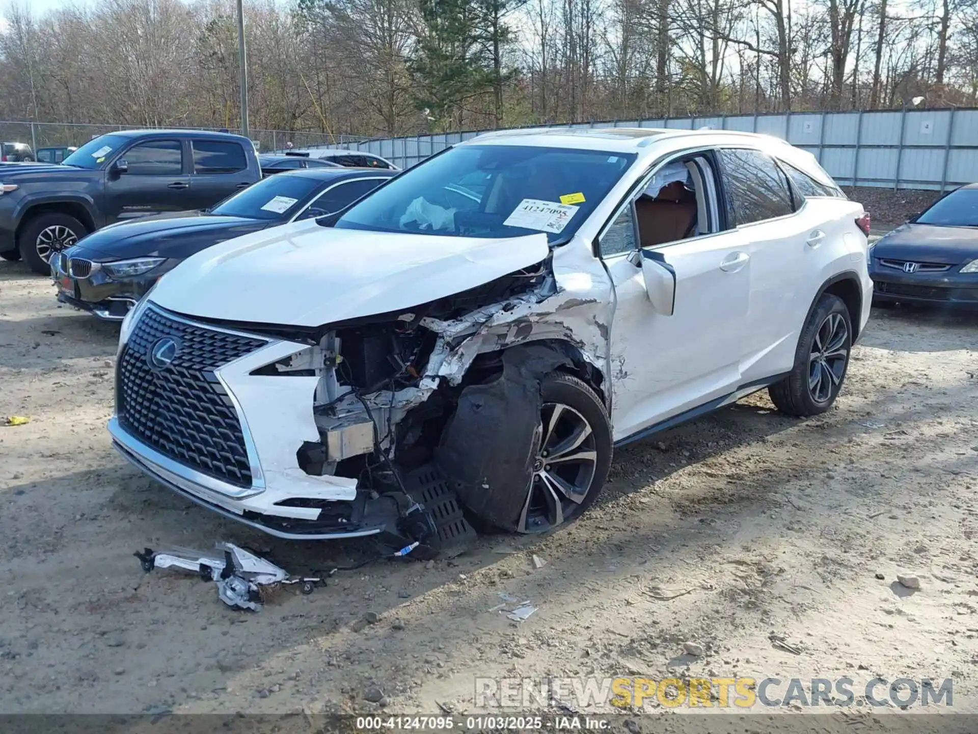 2 Photograph of a damaged car 2T2HZMAA1NC223602 LEXUS RX 350 2022