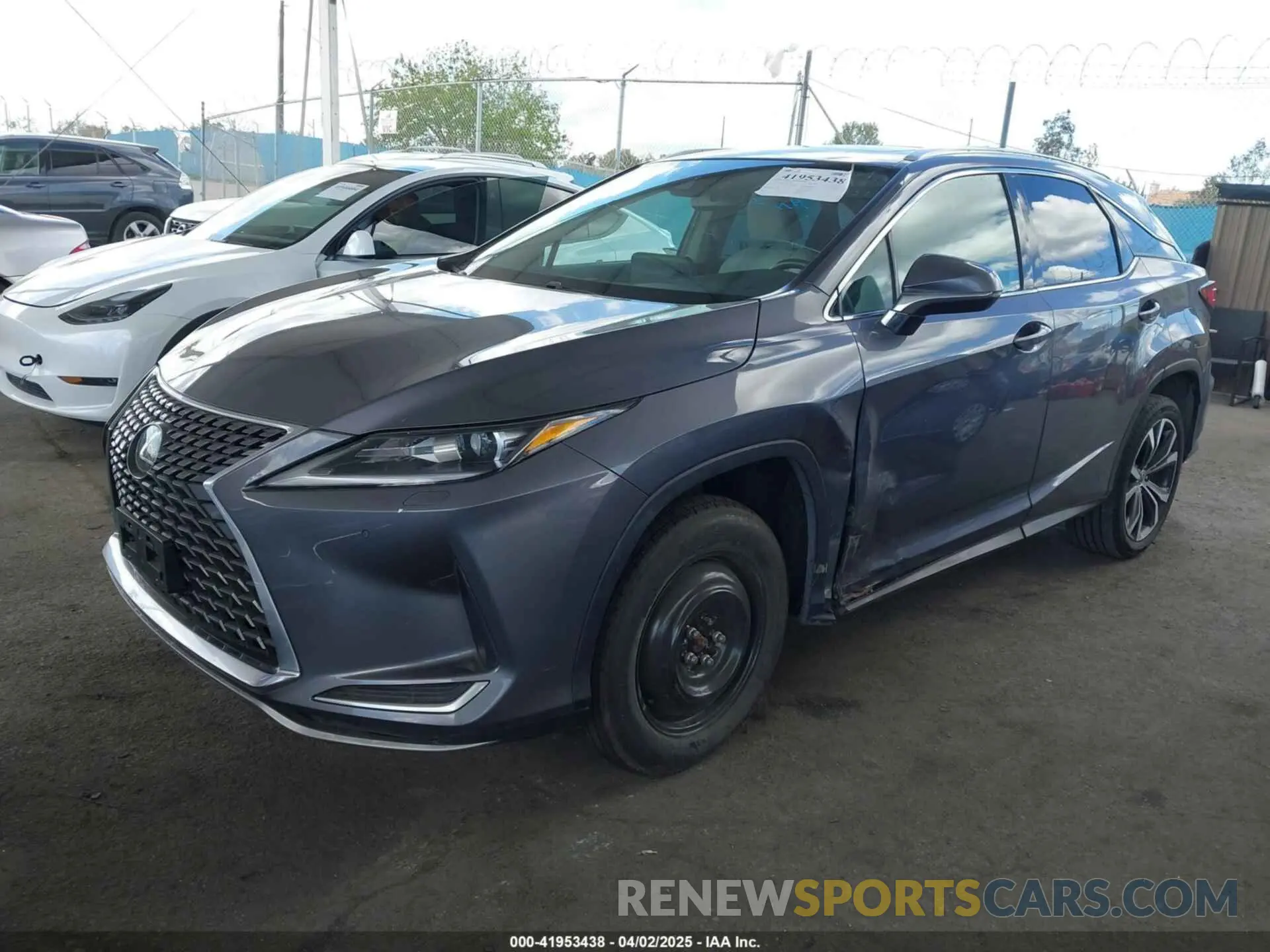 2 Photograph of a damaged car 2T2HZMAA1NC225639 LEXUS RX 350 2022