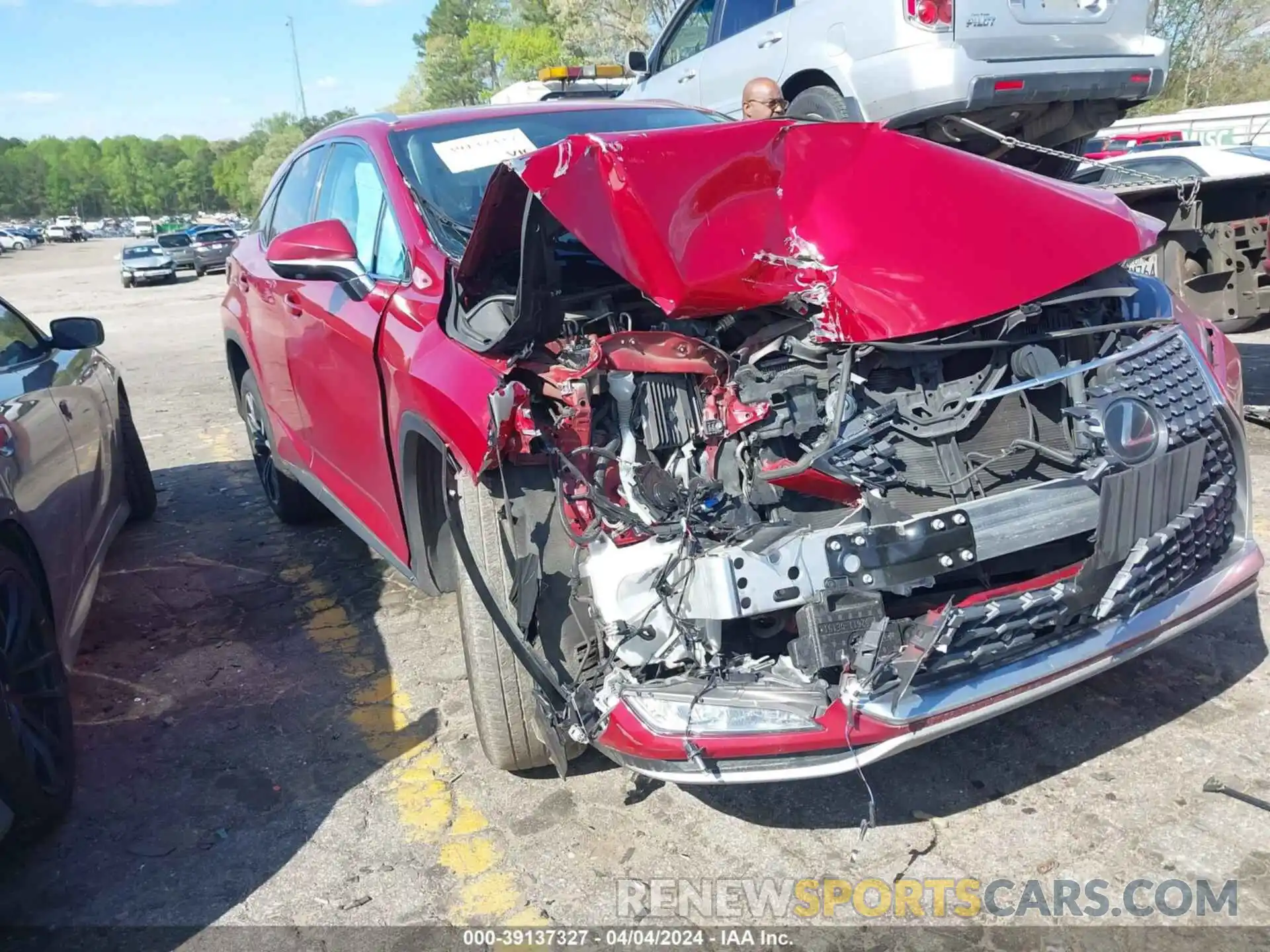 1 Photograph of a damaged car 2T2HZMAA1NC236687 LEXUS RX 350 2022