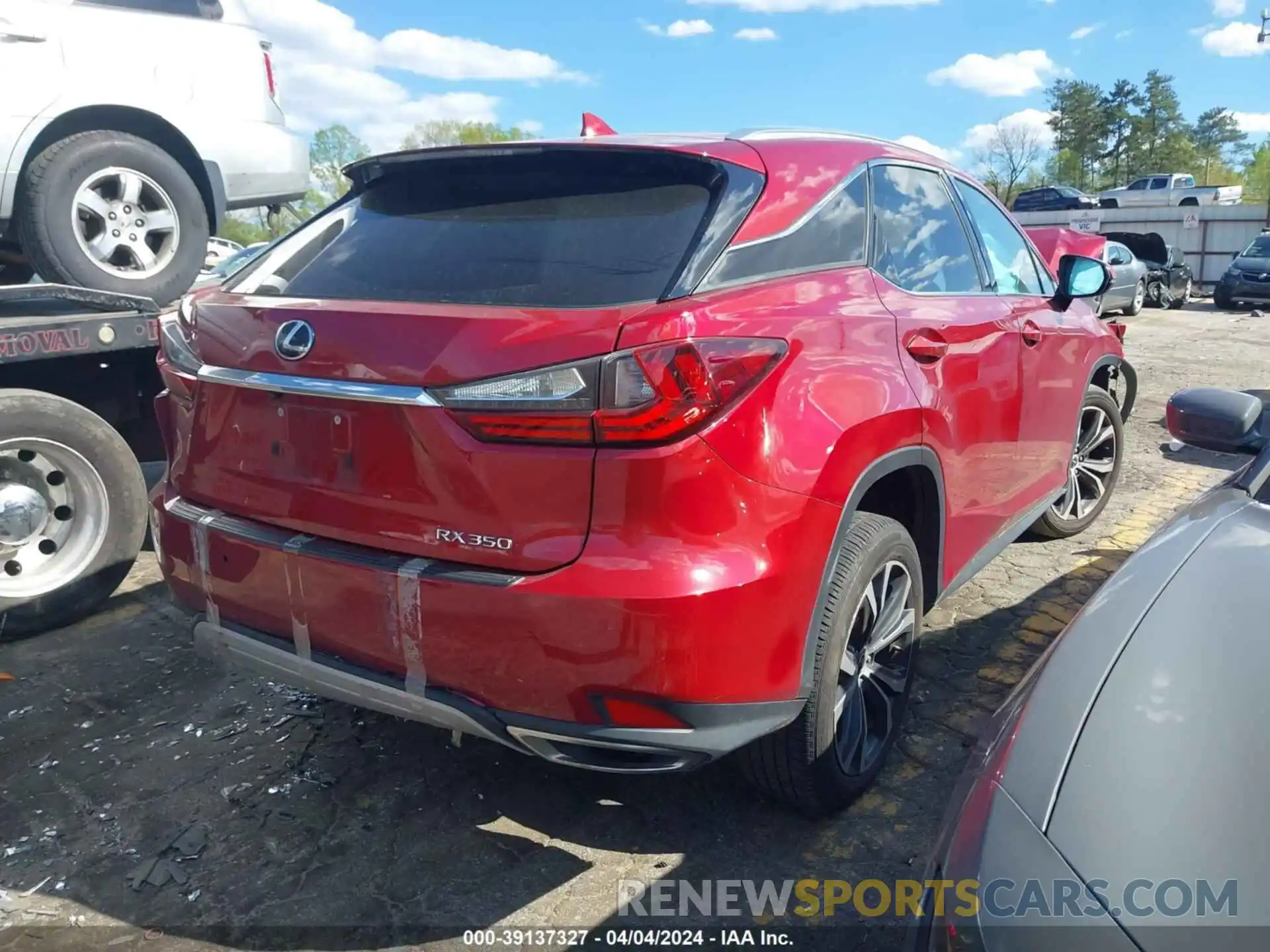 4 Photograph of a damaged car 2T2HZMAA1NC236687 LEXUS RX 350 2022