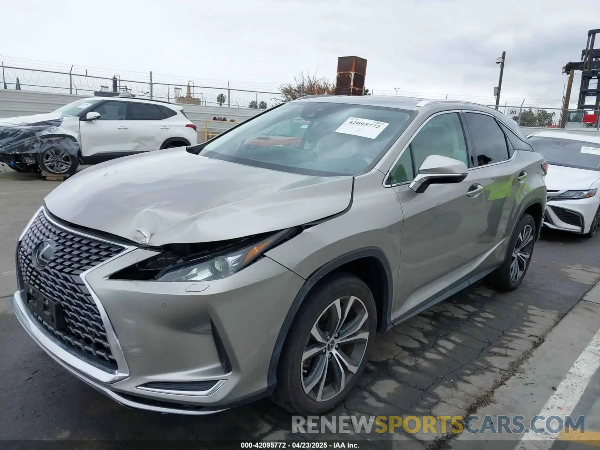 2 Photograph of a damaged car 2T2HZMAA1NC241789 LEXUS RX 350 2022