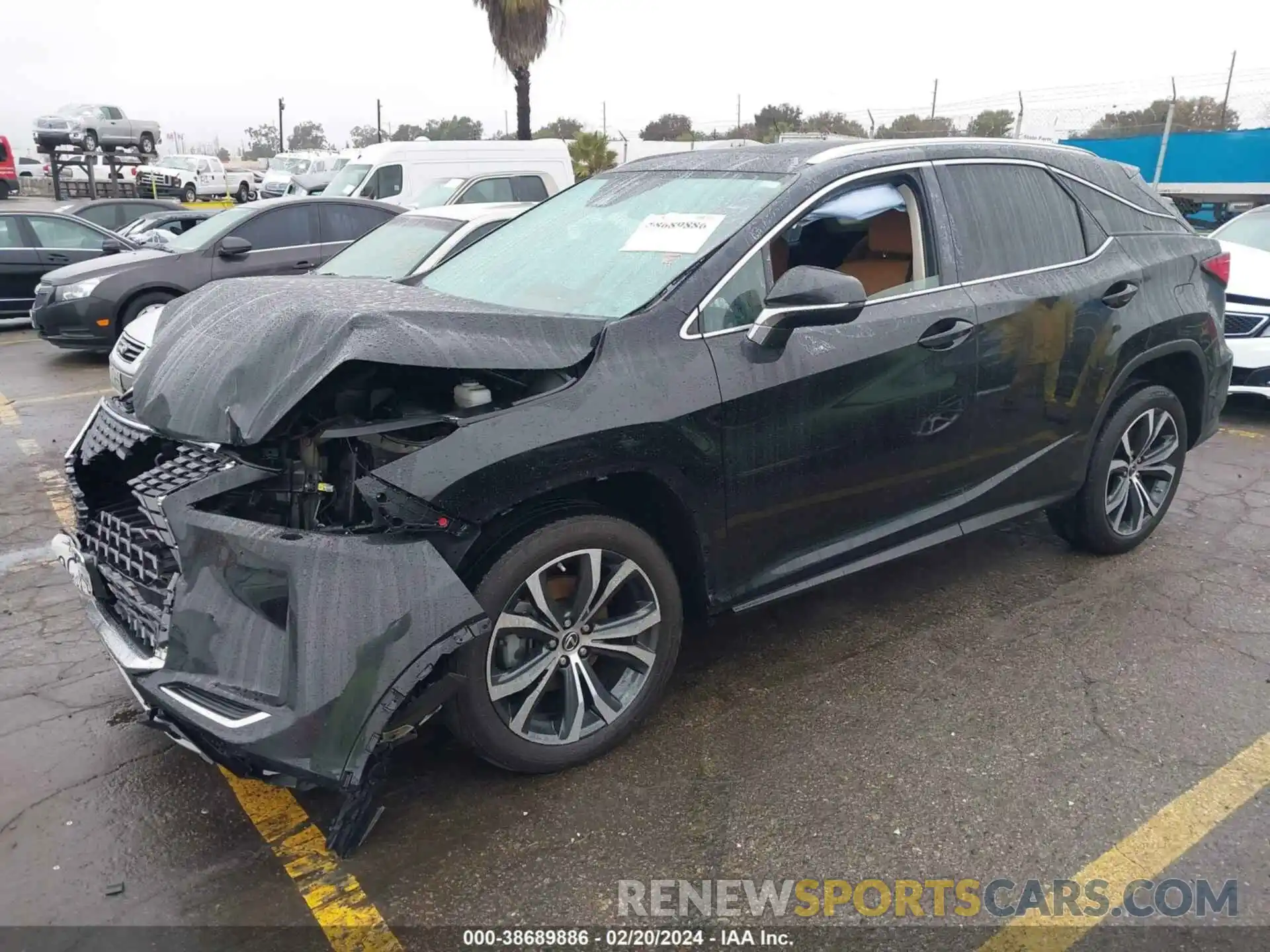 2 Photograph of a damaged car 2T2HZMAA1NC250153 LEXUS RX 350 2022