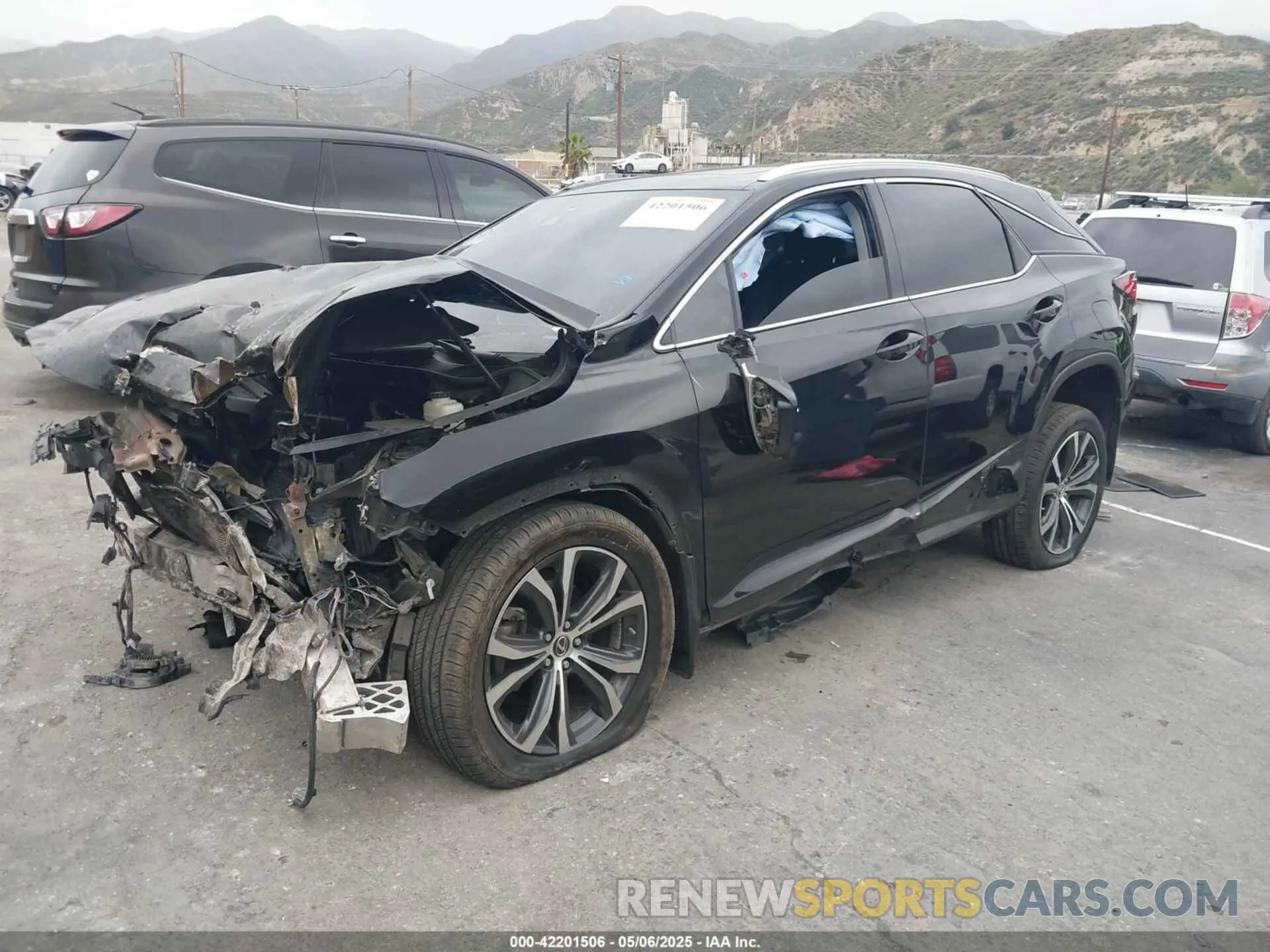 2 Photograph of a damaged car 2T2HZMAA3NC255337 LEXUS RX 350 2022