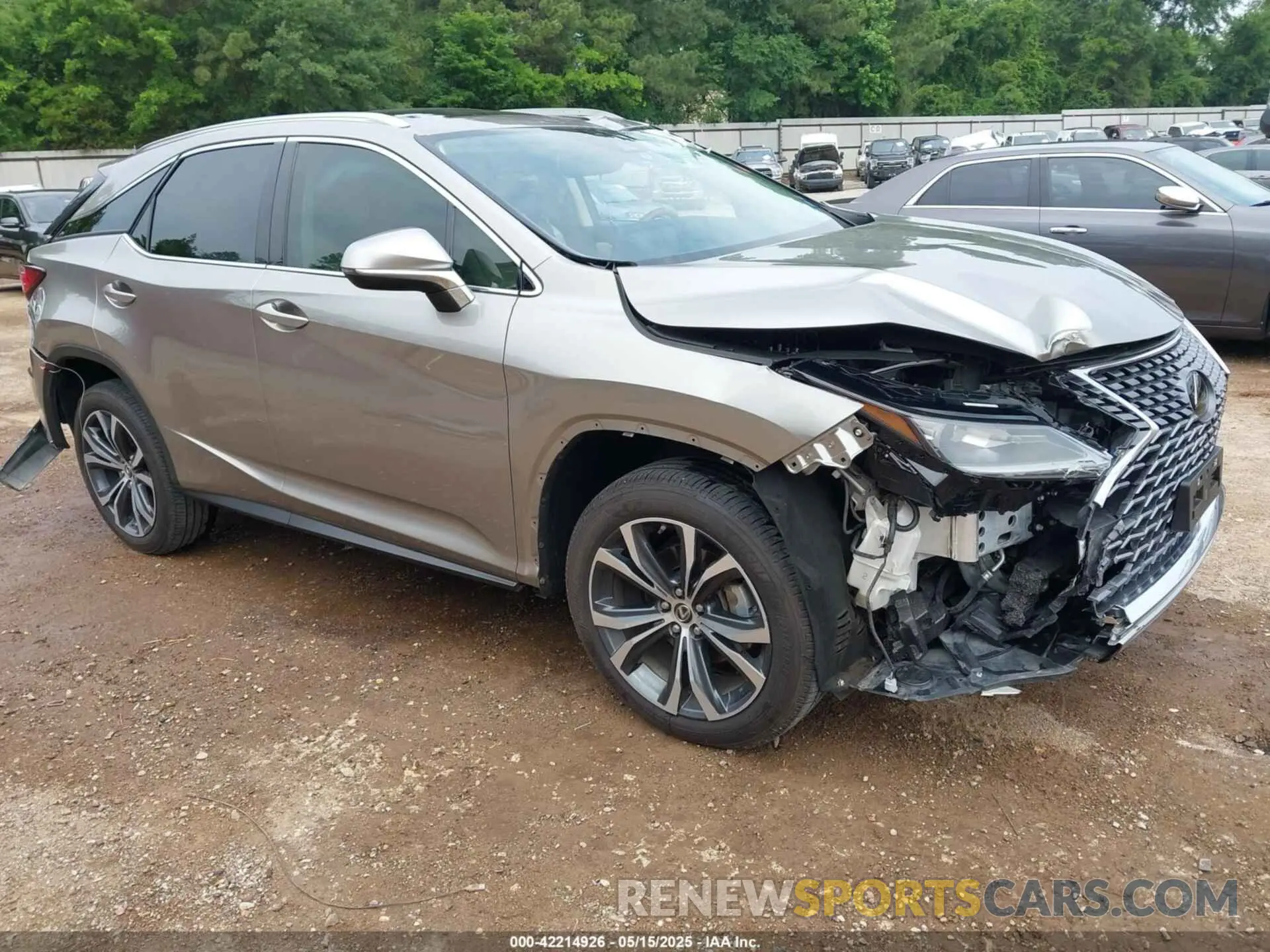 1 Photograph of a damaged car 2T2HZMAA5NC227037 LEXUS RX 350 2022