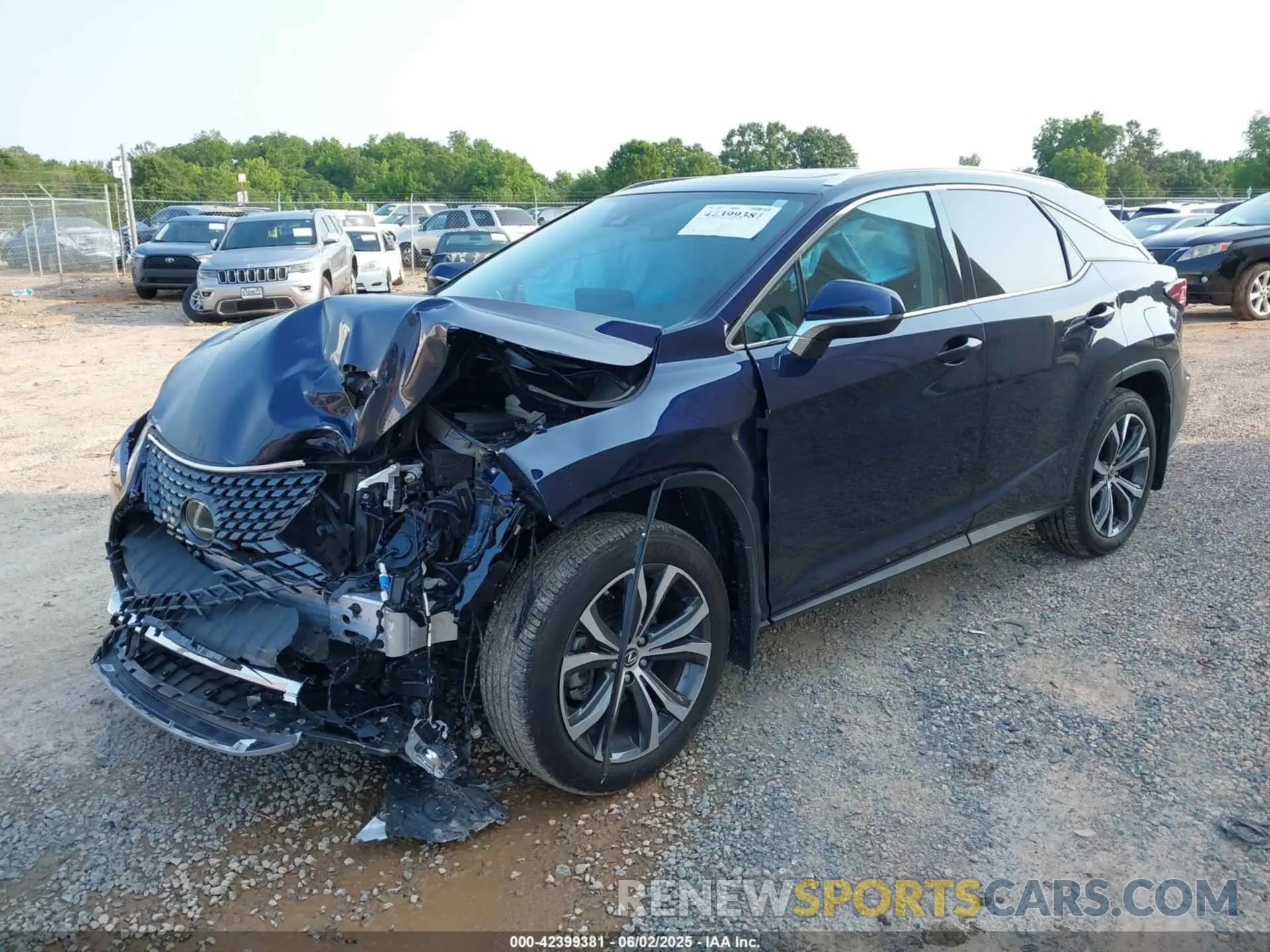 2 Photograph of a damaged car 2T2HZMAA5NC232352 LEXUS RX 350 2022