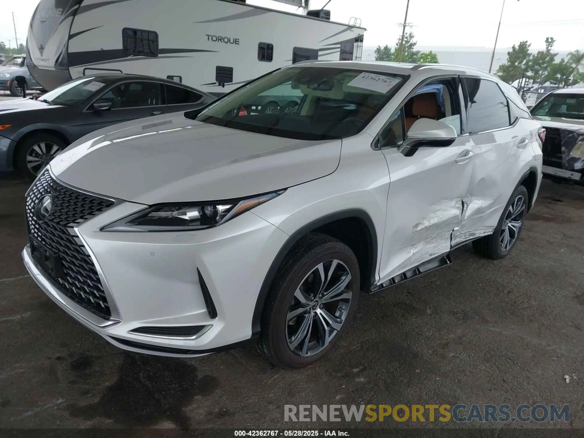 2 Photograph of a damaged car 2T2HZMAA6NC246275 LEXUS RX 350 2022
