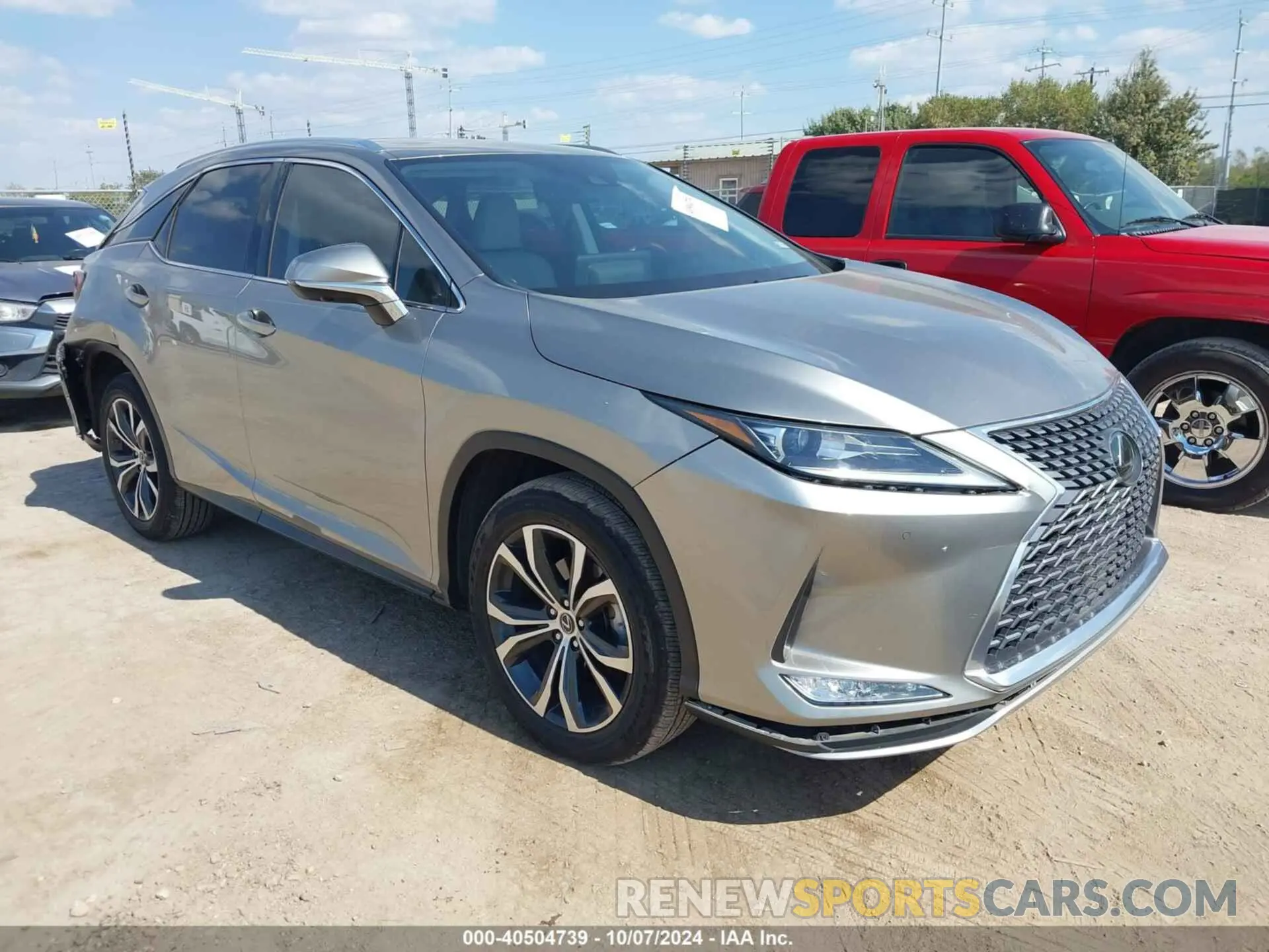 1 Photograph of a damaged car 2T2HZMAA7NC233678 LEXUS RX 350 2022