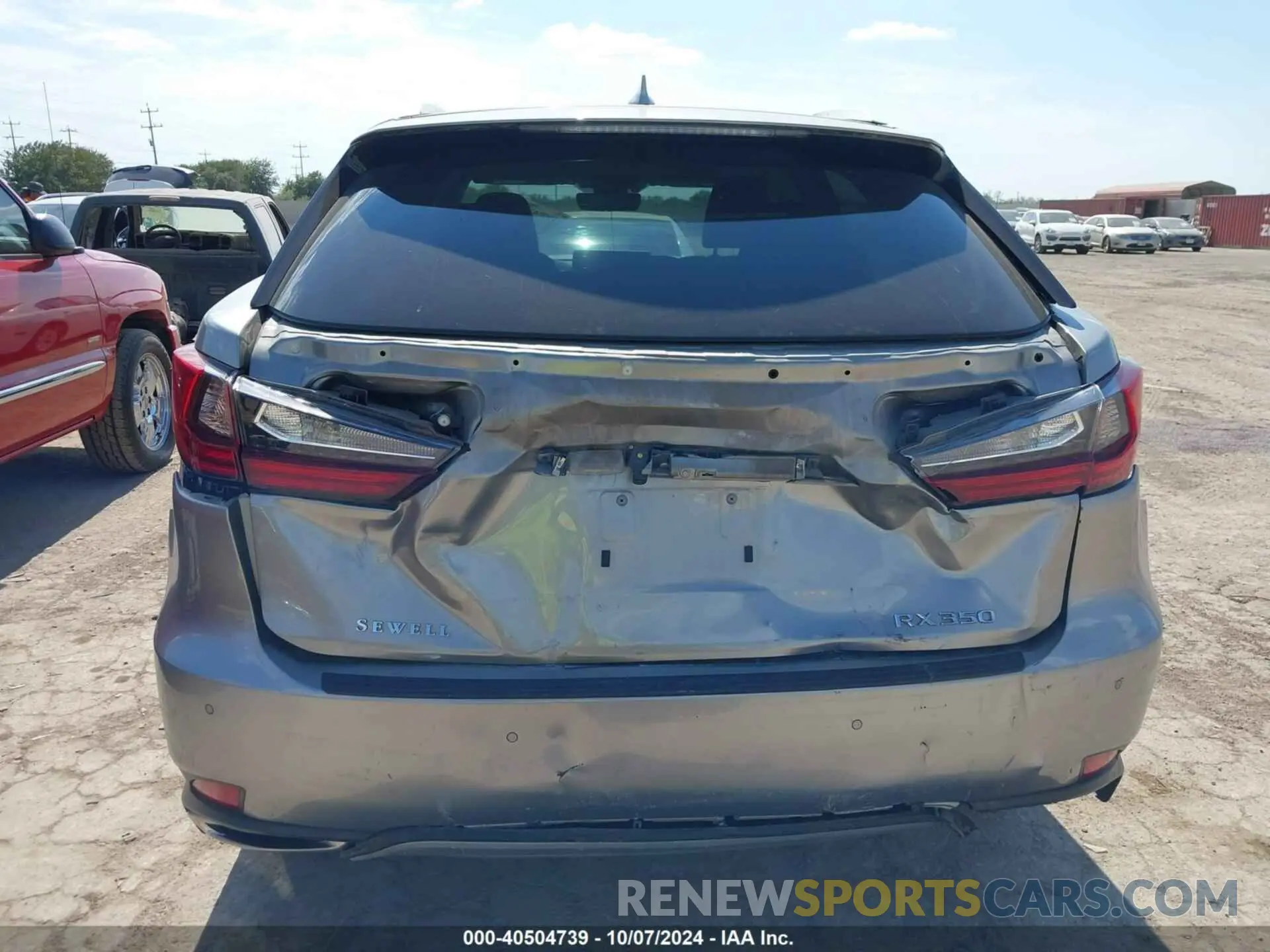 16 Photograph of a damaged car 2T2HZMAA7NC233678 LEXUS RX 350 2022