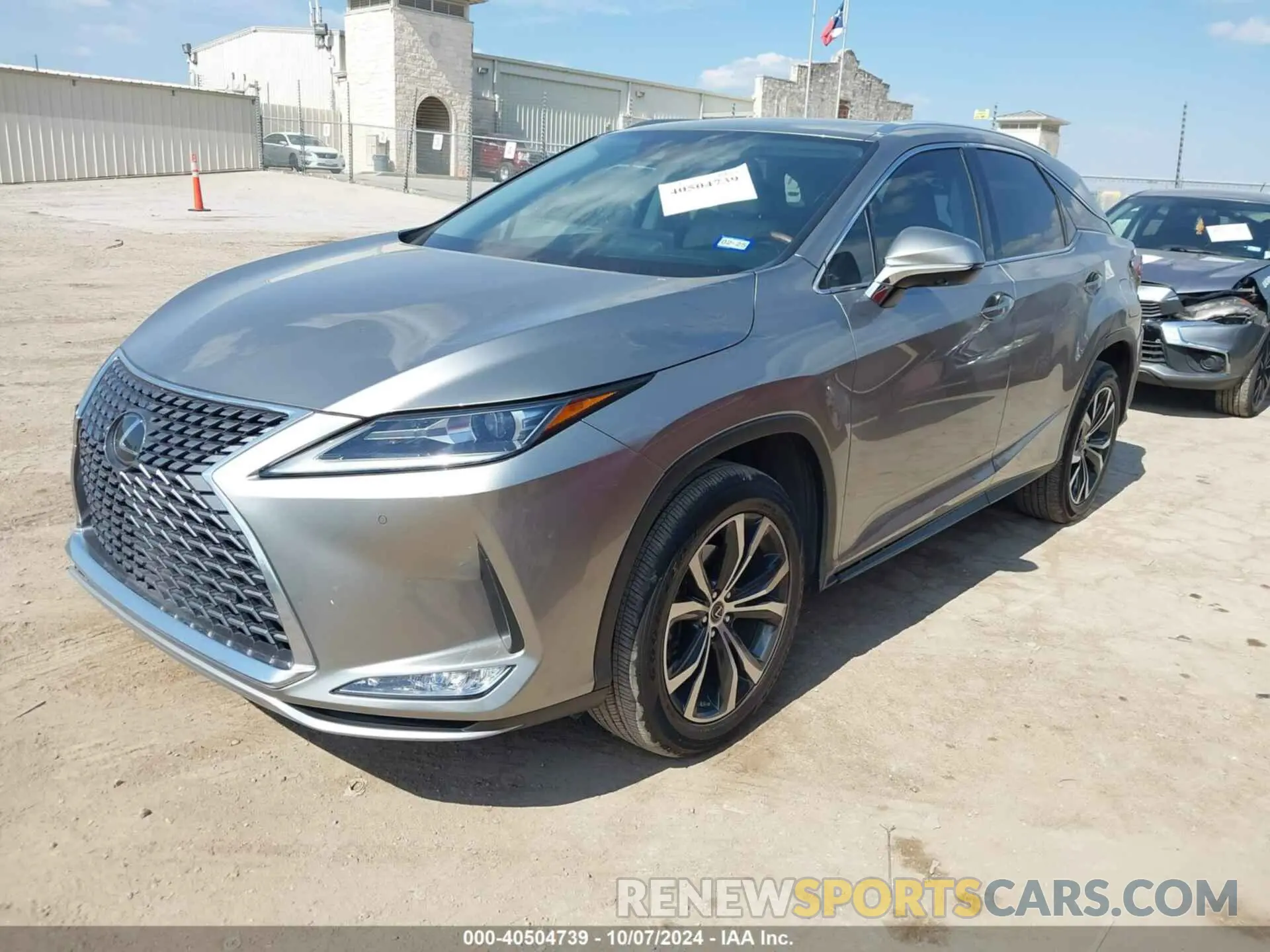 2 Photograph of a damaged car 2T2HZMAA7NC233678 LEXUS RX 350 2022