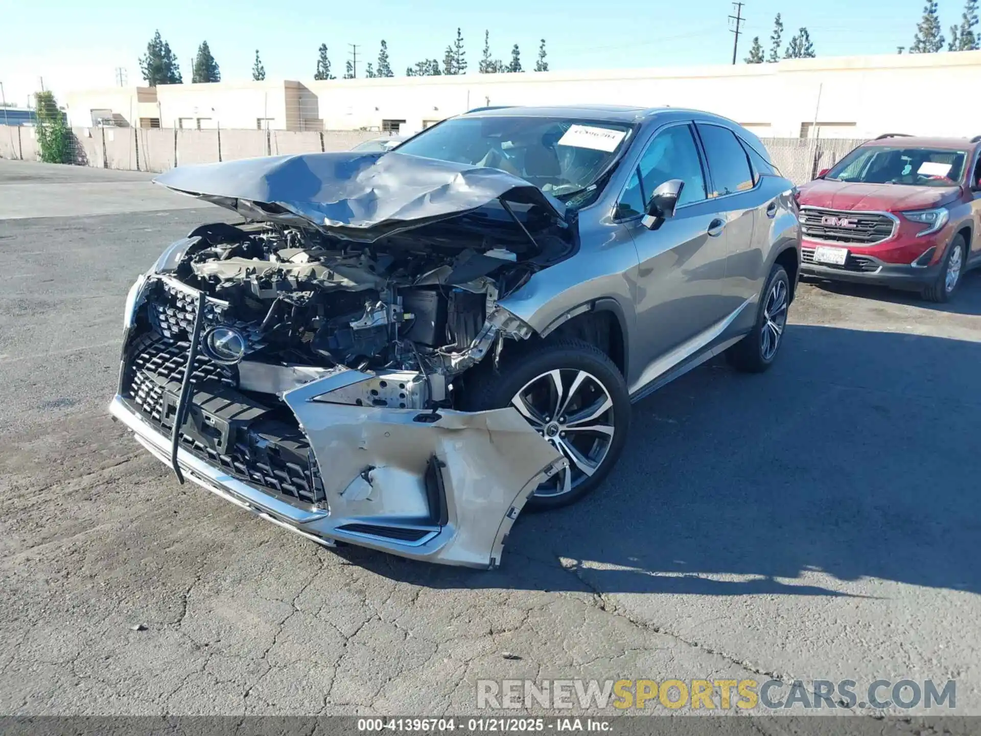 1 Photograph of a damaged car 2T2HZMAA7NC255857 LEXUS RX 350 2022