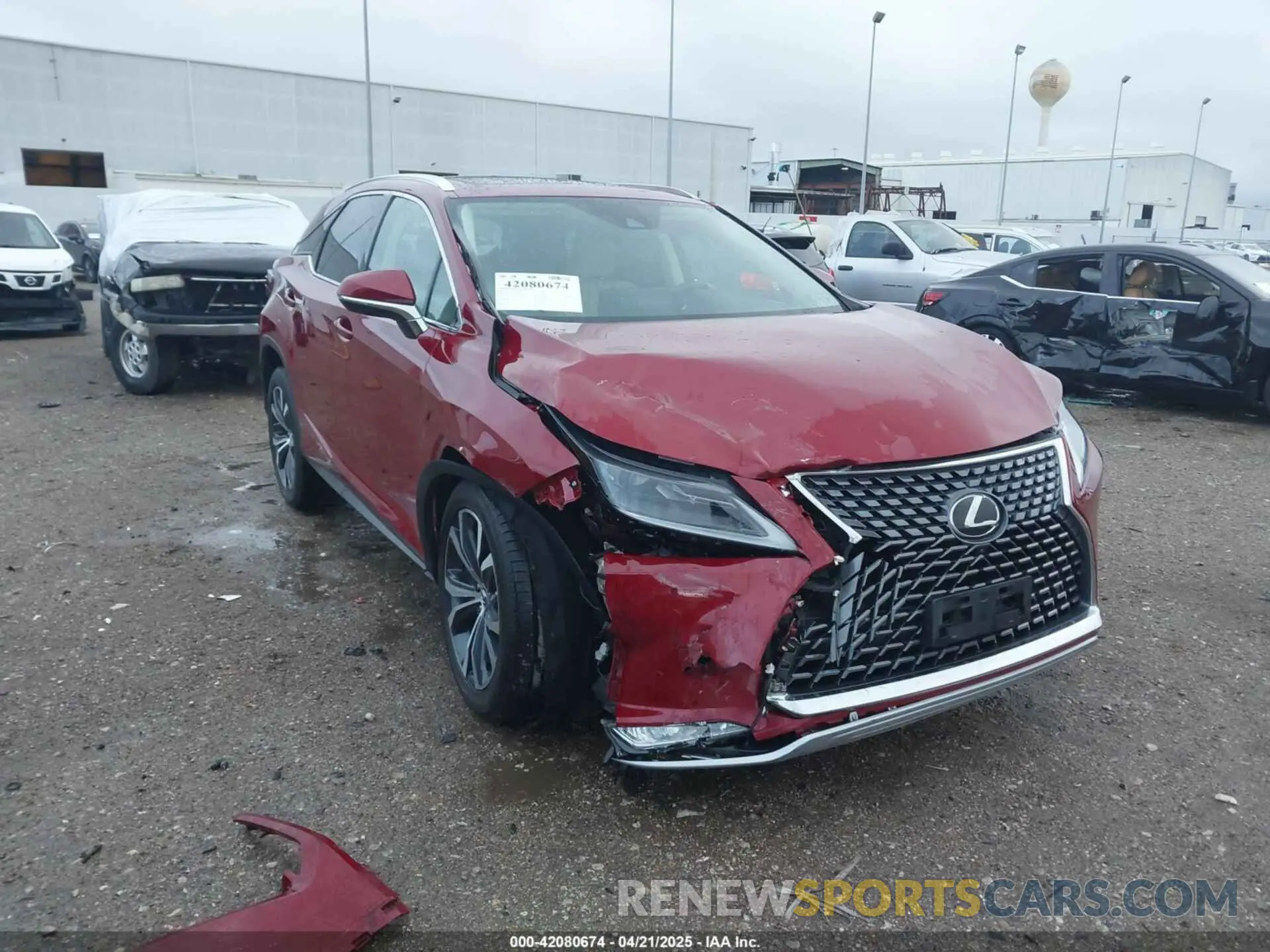1 Photograph of a damaged car 2T2HZMAA8NC225184 LEXUS RX 350 2022