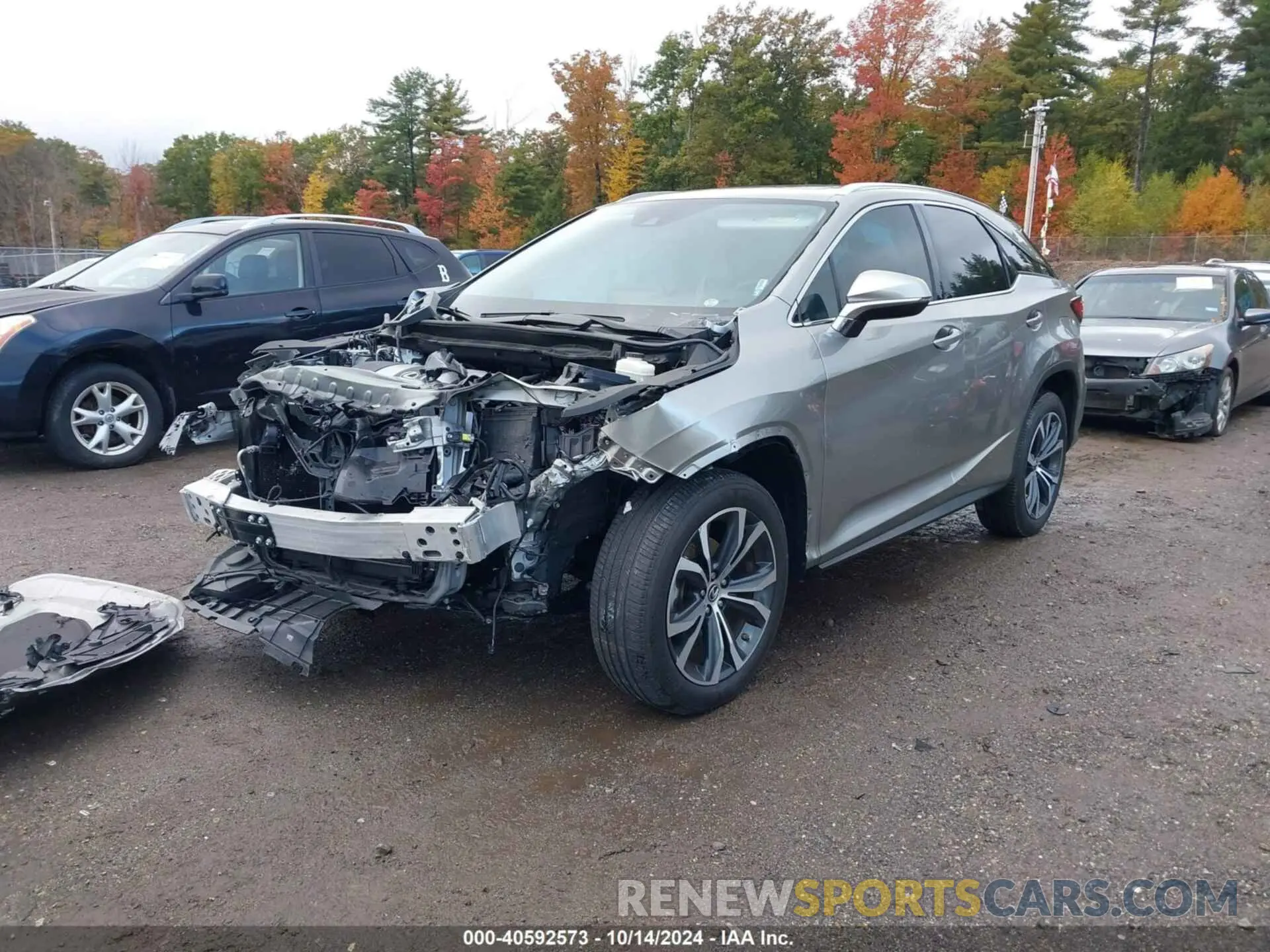 2 Photograph of a damaged car 2T2HZMAA9NC229308 LEXUS RX 350 2022