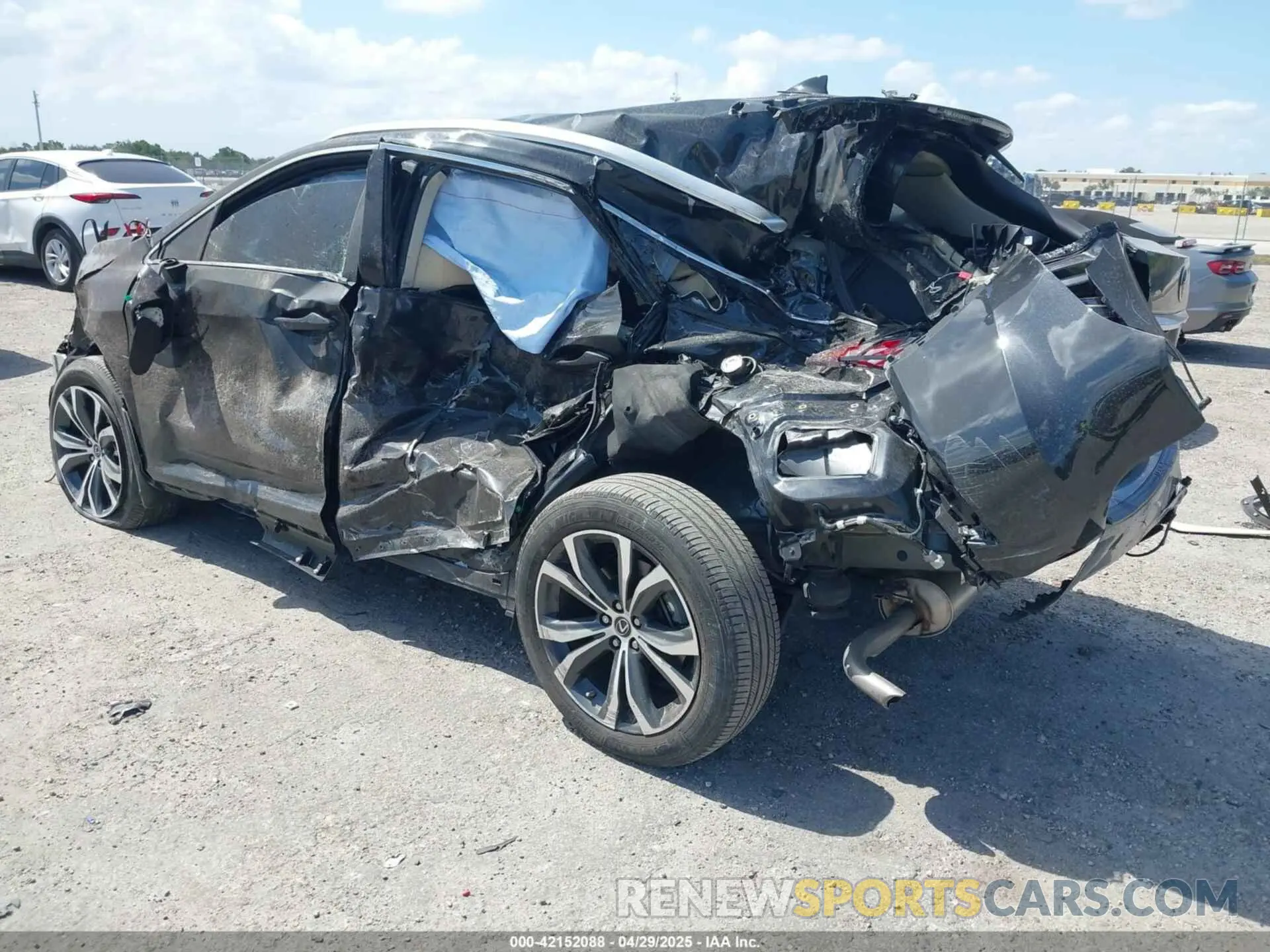 3 Photograph of a damaged car 2T2HZMAA9NC240955 LEXUS RX 350 2022