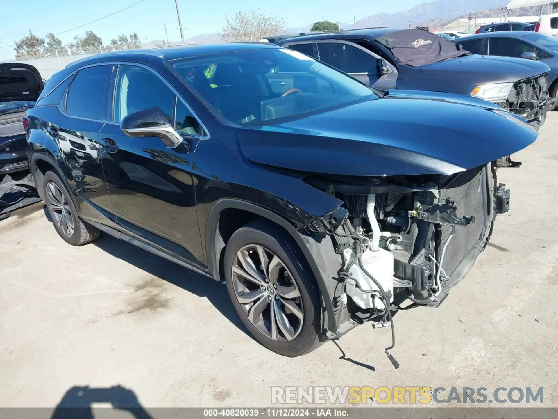 1 Photograph of a damaged car 2T2HZMAAXNC239264 LEXUS RX 350 2022