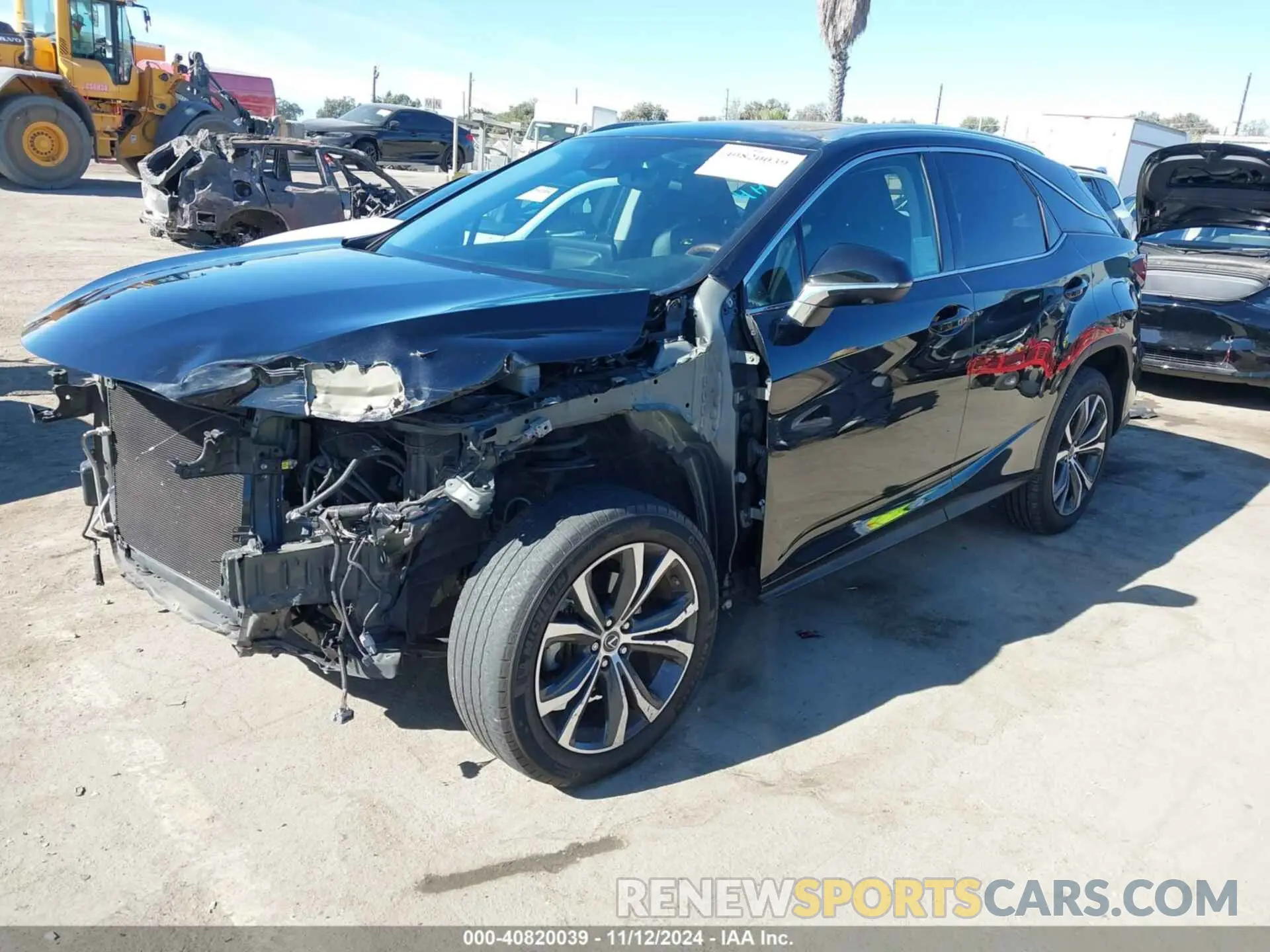 2 Photograph of a damaged car 2T2HZMAAXNC239264 LEXUS RX 350 2022