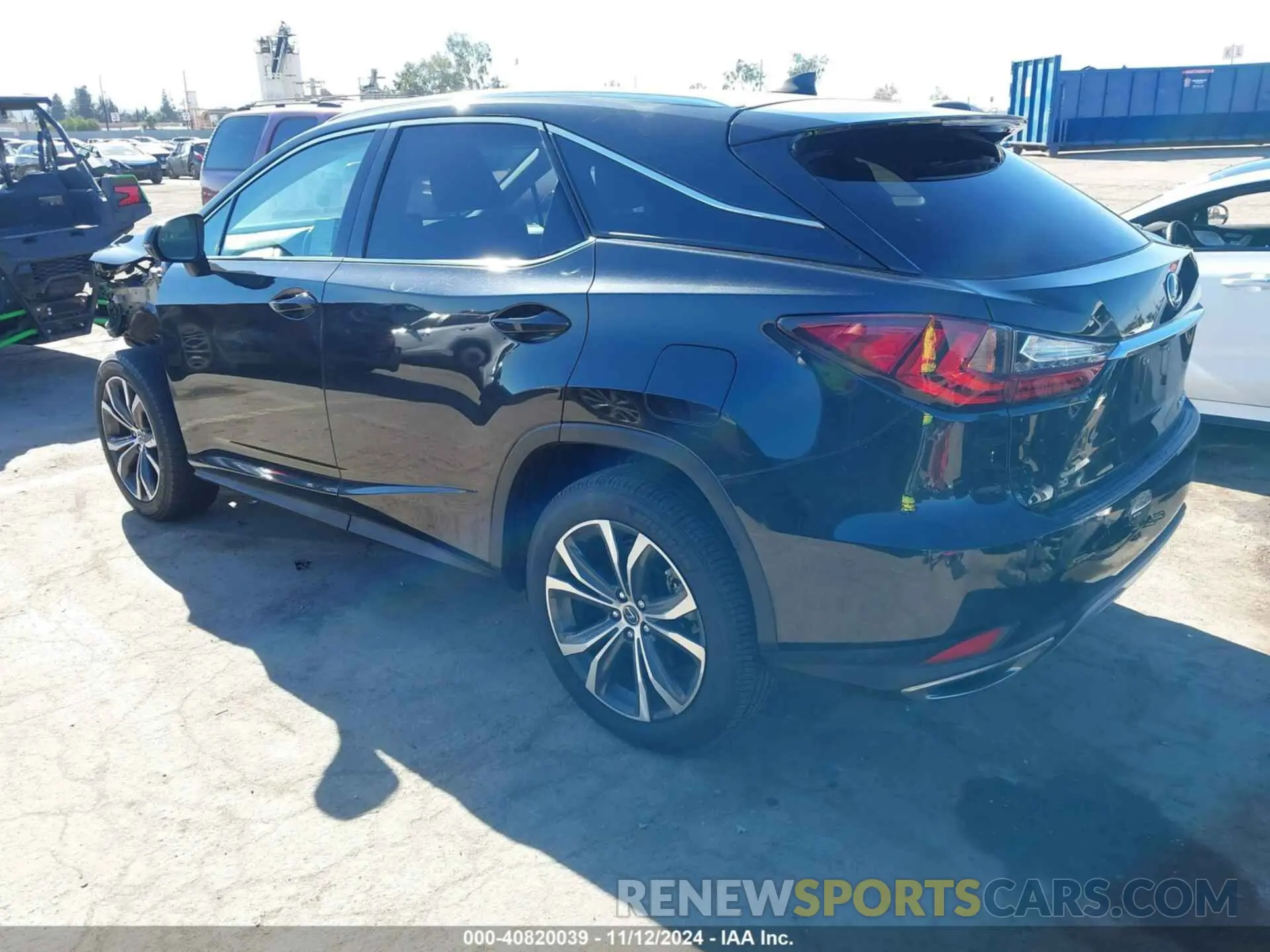 3 Photograph of a damaged car 2T2HZMAAXNC239264 LEXUS RX 350 2022