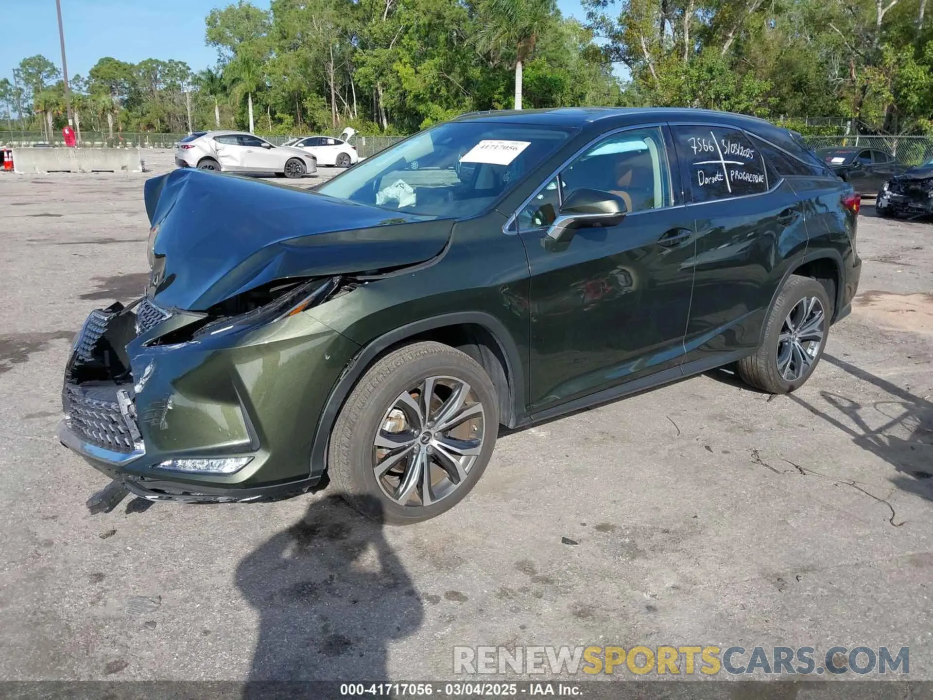 2 Photograph of a damaged car 2T2HZMAAXNC244058 LEXUS RX 350 2022