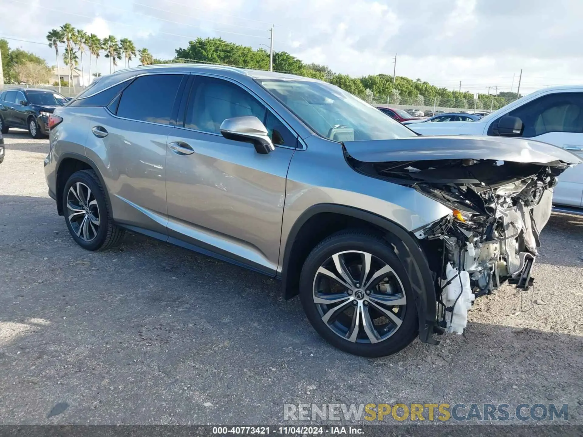 1 Photograph of a damaged car 2T2HZMAAXNC252077 LEXUS RX 350 2022