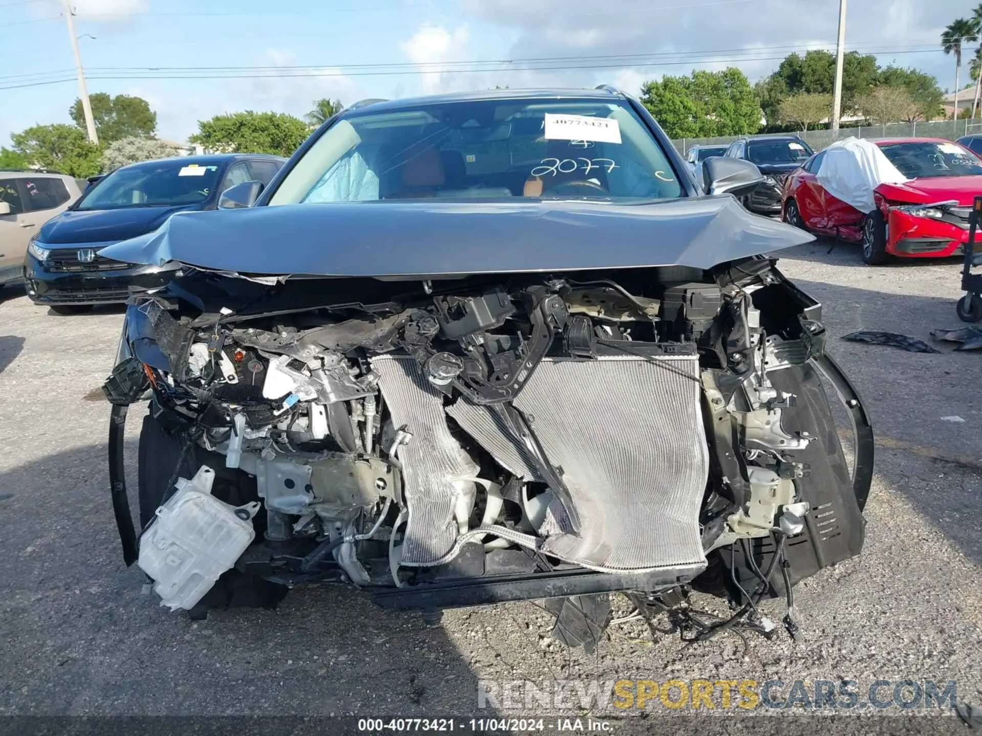 12 Photograph of a damaged car 2T2HZMAAXNC252077 LEXUS RX 350 2022