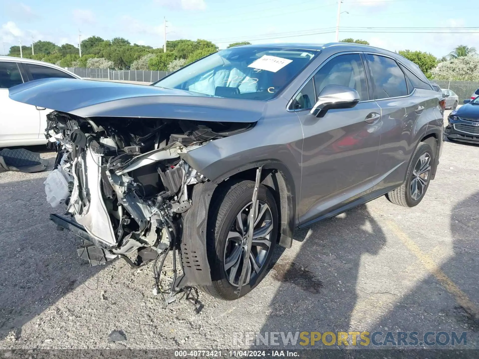 2 Photograph of a damaged car 2T2HZMAAXNC252077 LEXUS RX 350 2022