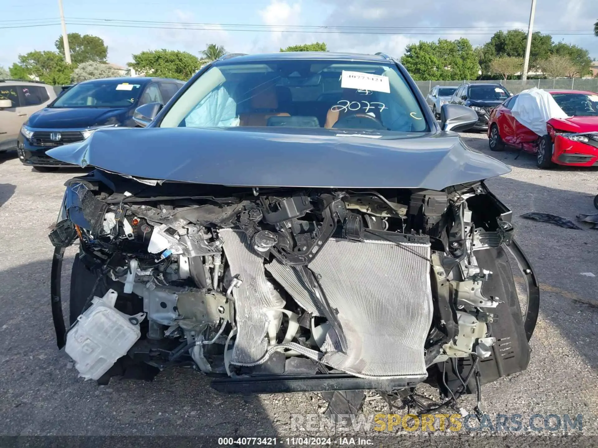 6 Photograph of a damaged car 2T2HZMAAXNC252077 LEXUS RX 350 2022