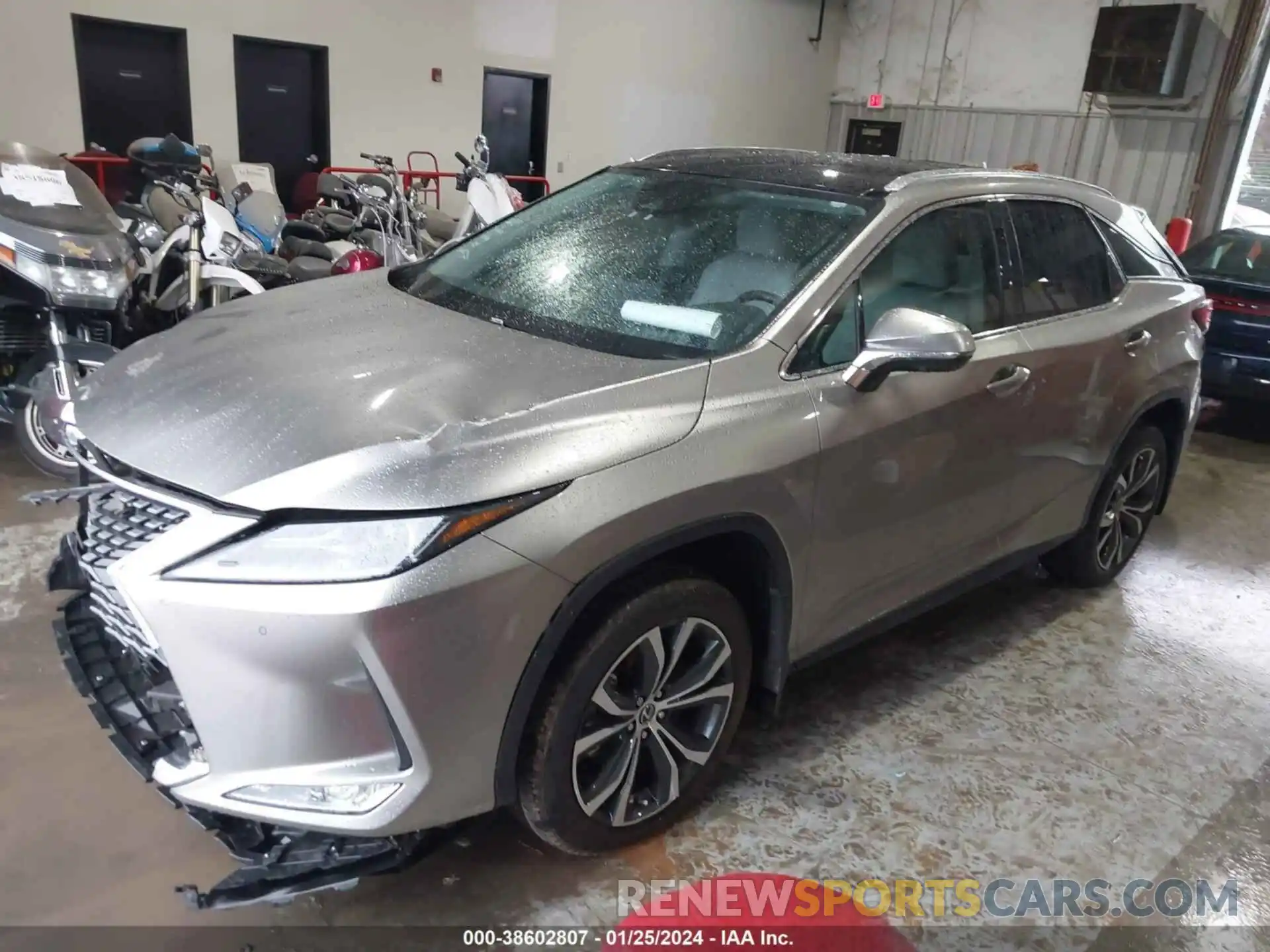 2 Photograph of a damaged car 2T2HZMDA1NC345324 LEXUS RX 350 2022