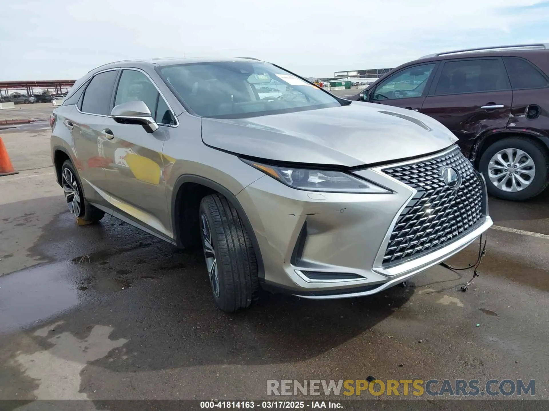 1 Photograph of a damaged car 2T2HZMDA4NC349643 LEXUS RX 350 2022