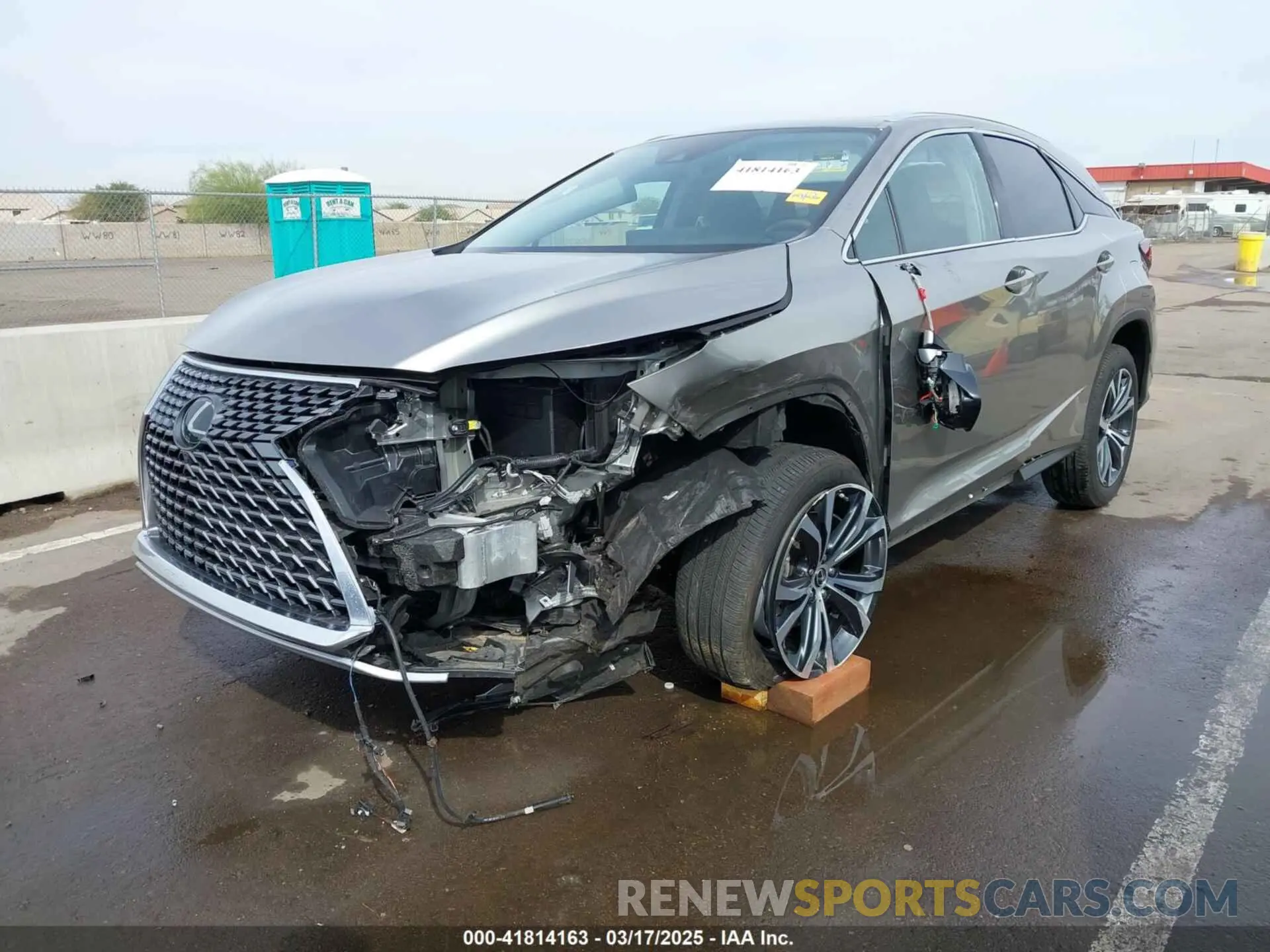 2 Photograph of a damaged car 2T2HZMDA4NC349643 LEXUS RX 350 2022