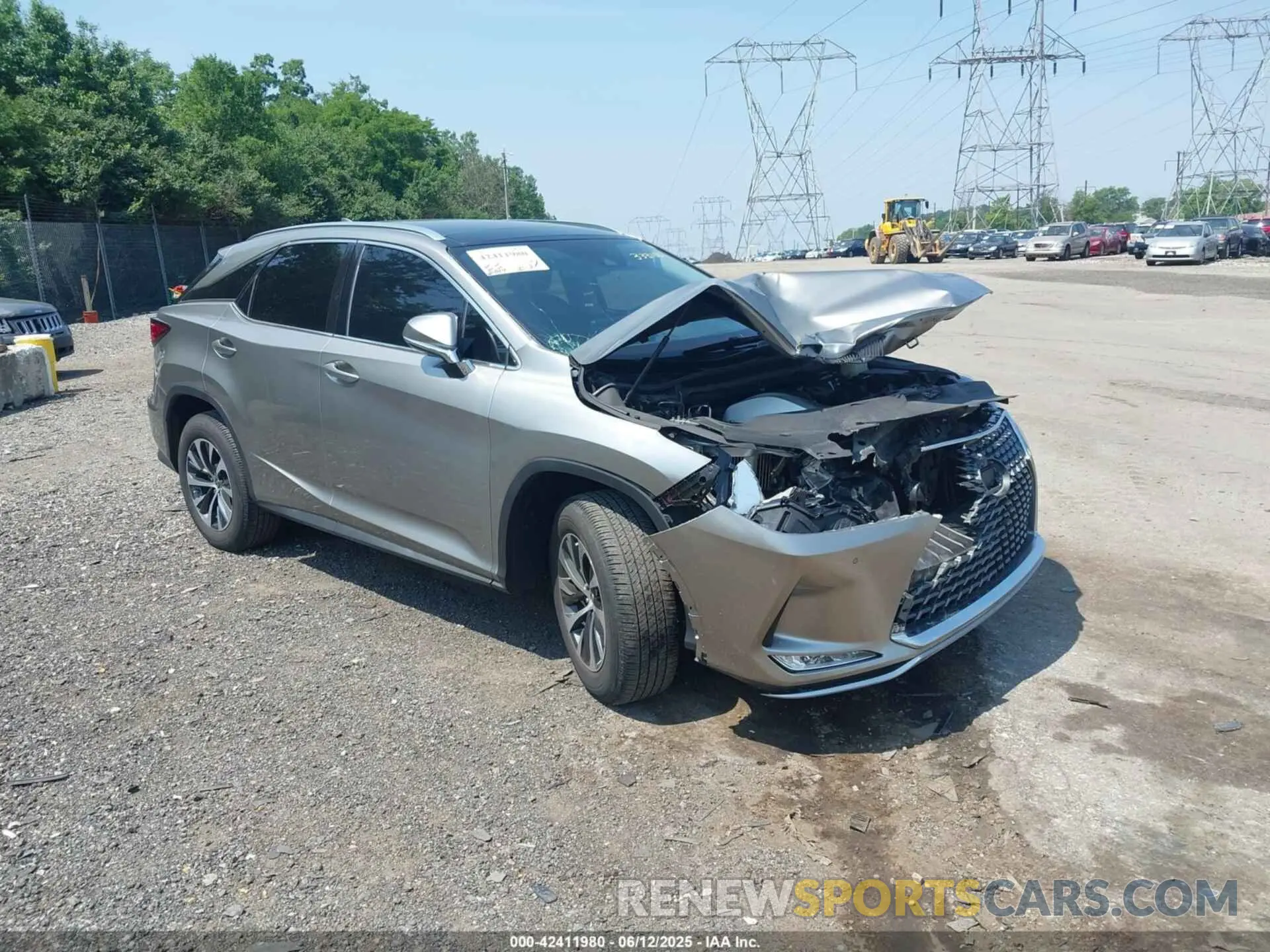 1 Photograph of a damaged car 2T2HZMDA5NC333130 LEXUS RX 350 2022